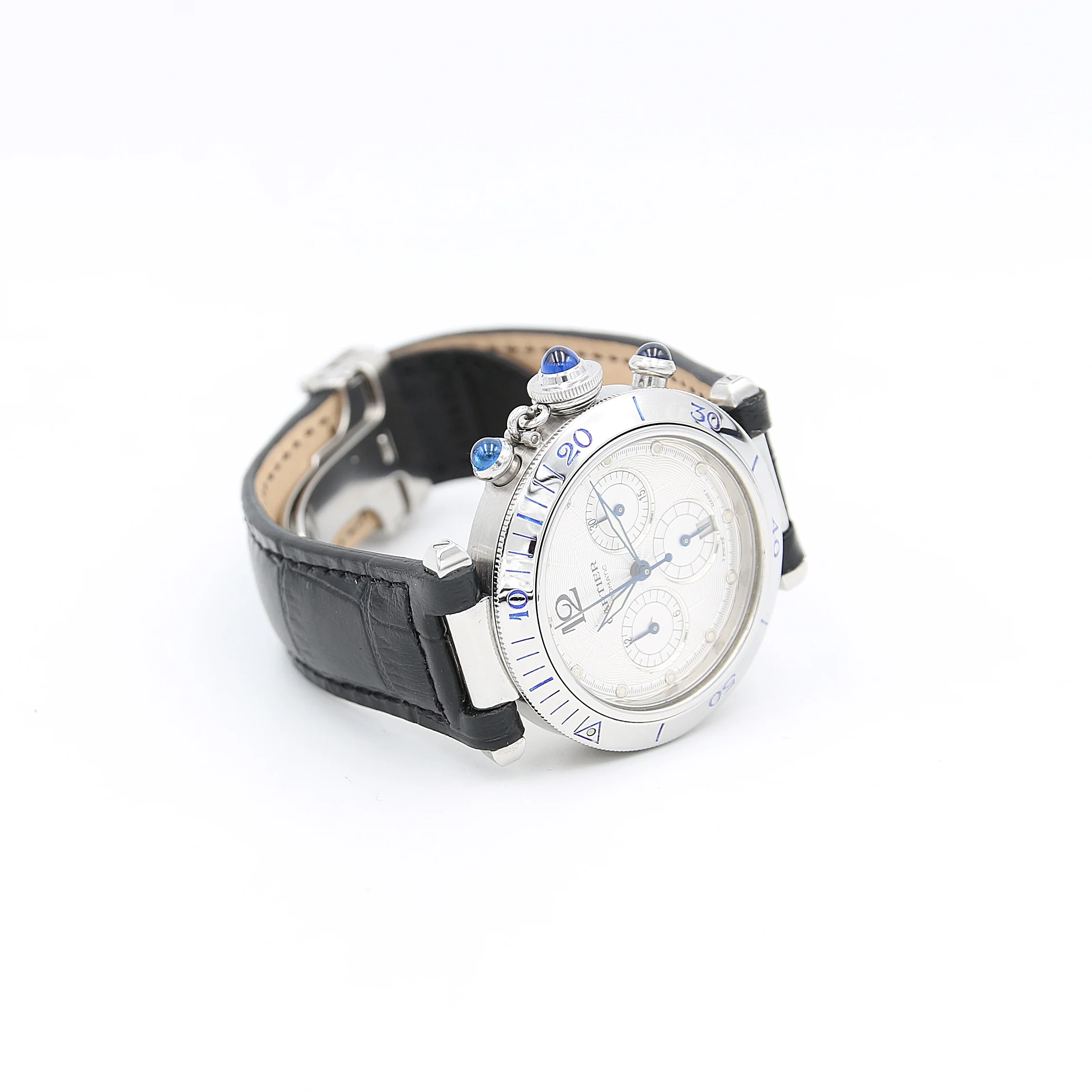 Cartier Pasha Chronograph ref. 2113 Leather Strap - Image 3