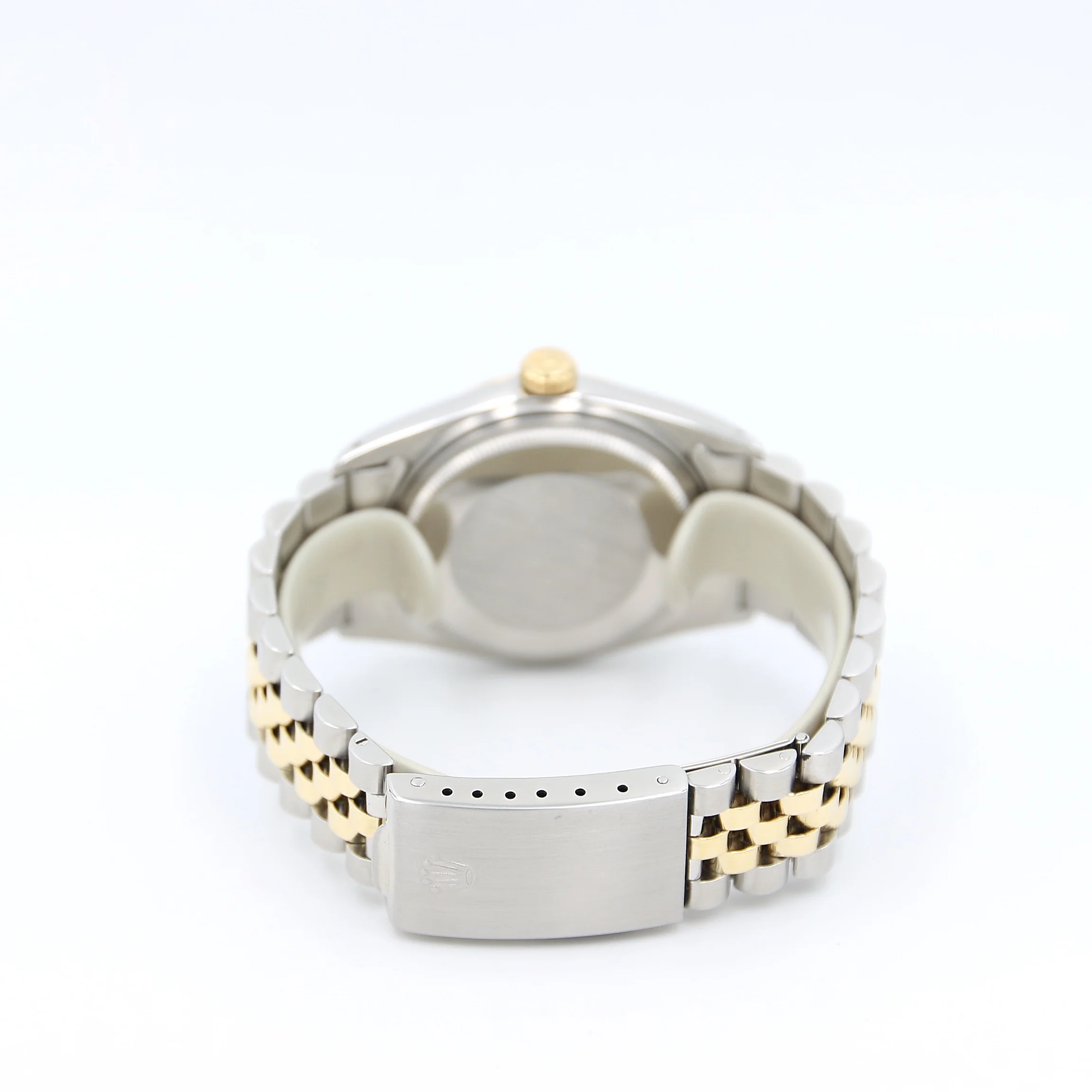 Rolex Datejust ref. 1600 Black Dial Steel/Gold Jubilee Bracelet - Image 5