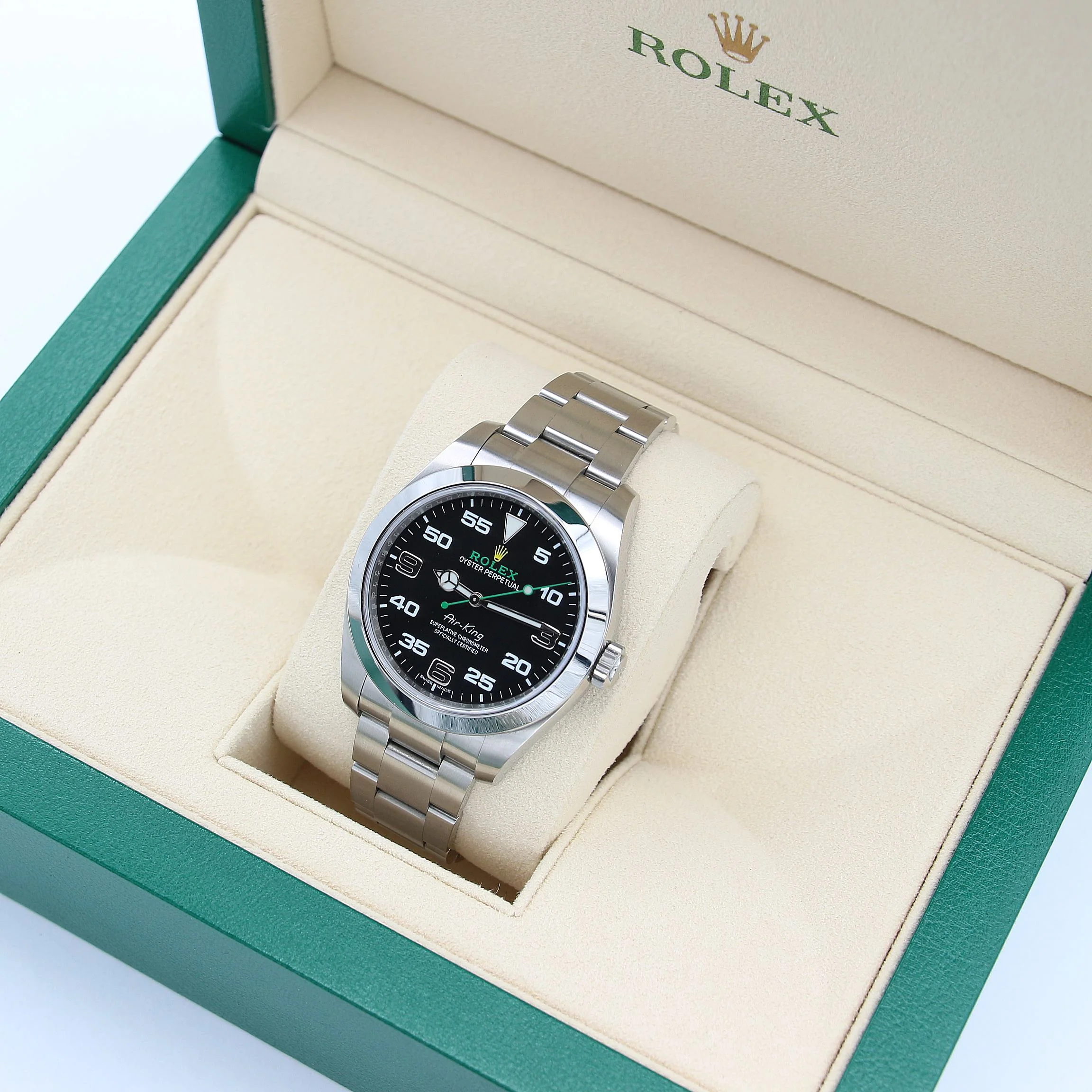 Rolex Air-King 116900 - Black Dial - with Card (Full Set) - Image 4