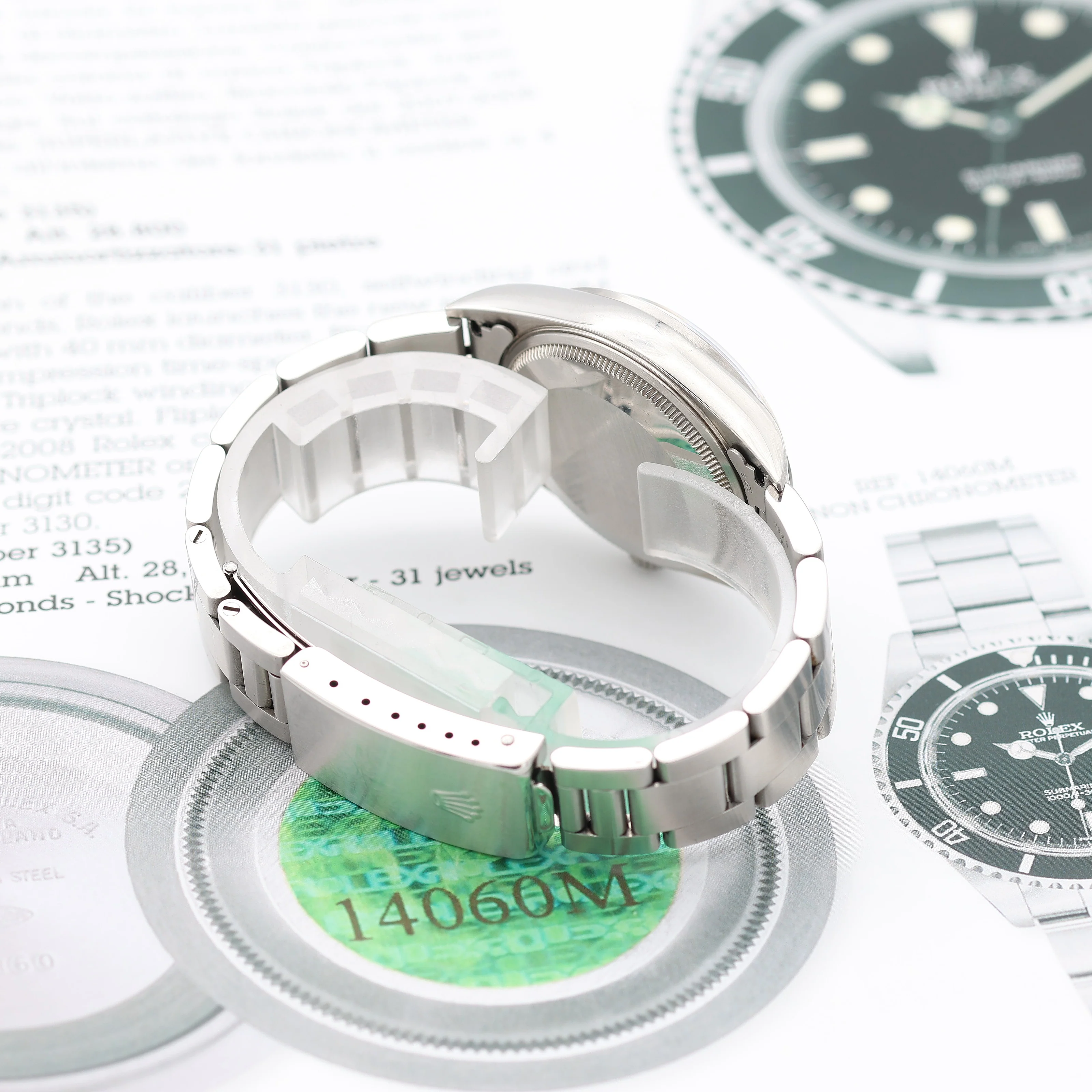 Rolex Air-King ref. 14000M Silver Dial - Full Set - Image 7