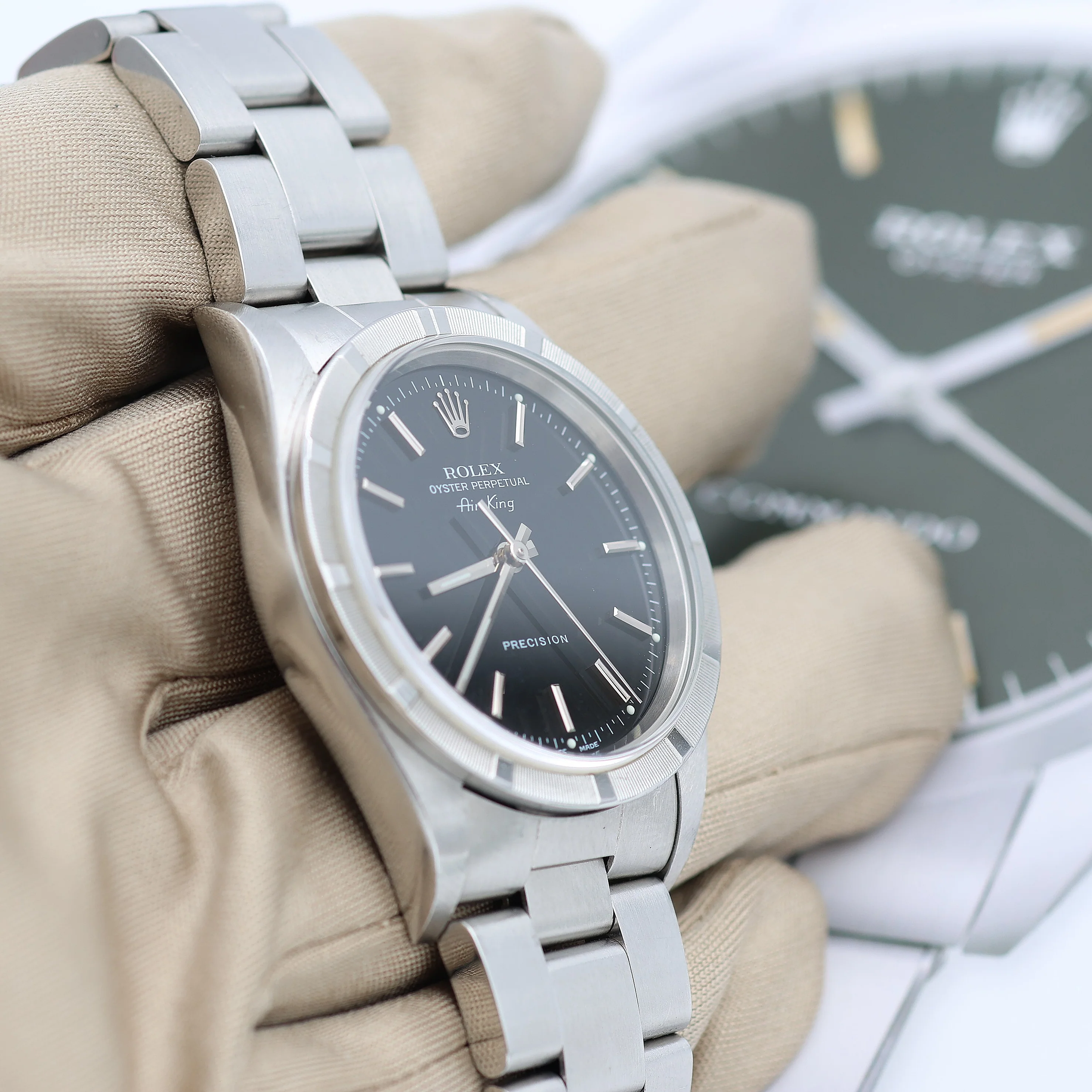 Rolex Air-King ref. 14010 - Black dial - Image 3