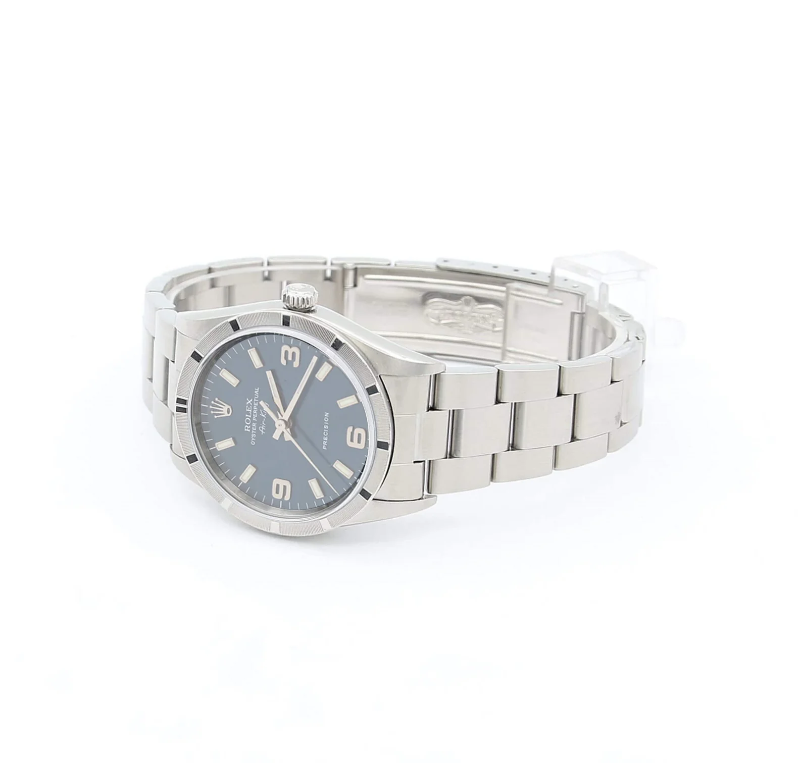 Rolex Air-King ref. 14010 Blue 3-6-9 dial - Full Set - Image 4