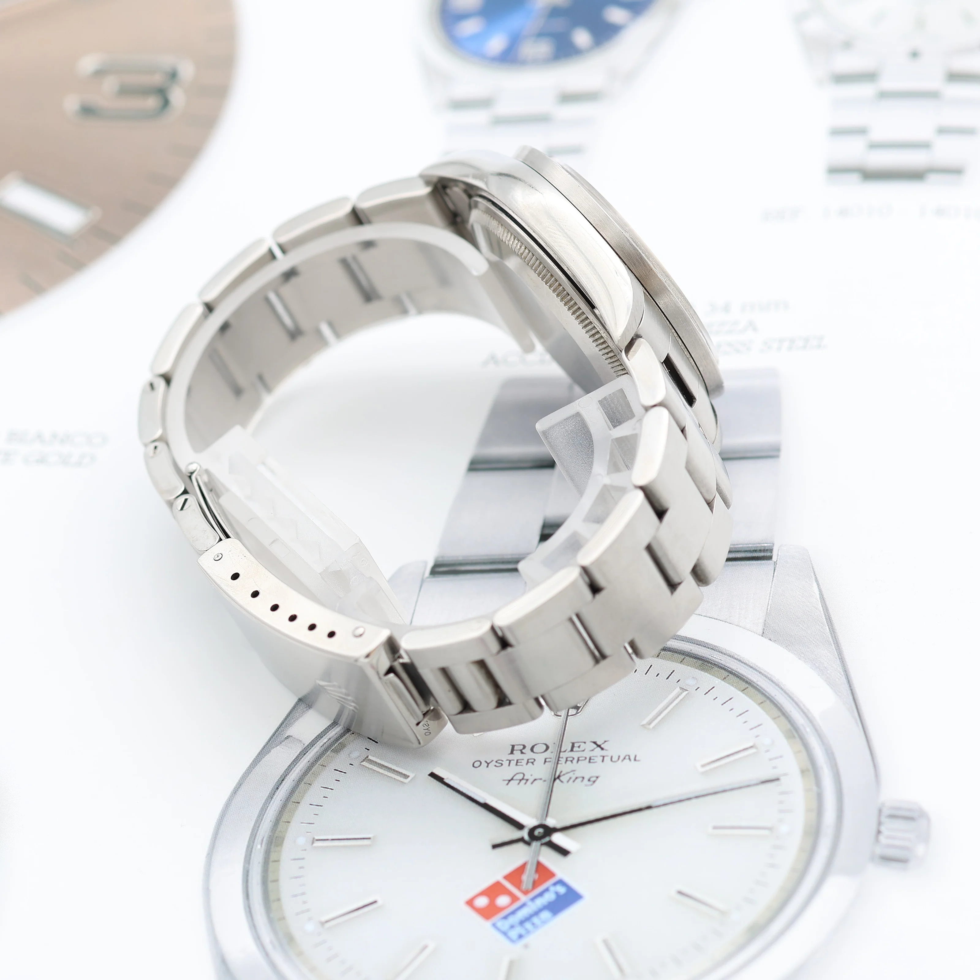 Rolex Air-King ref. 14010 White Roman dial - Image 10