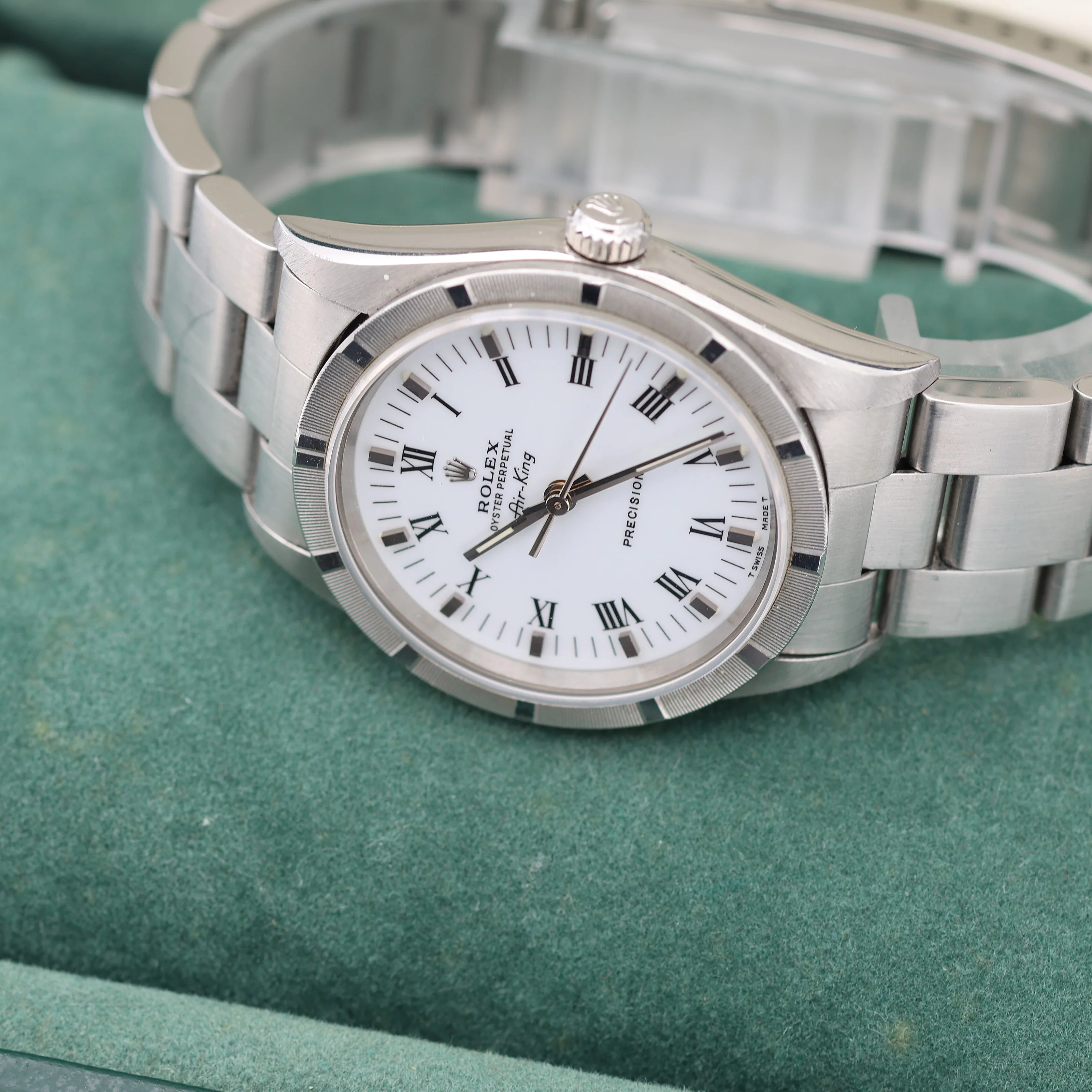 Rolex Air-King ref. 14010 White Roman dial - Image 4