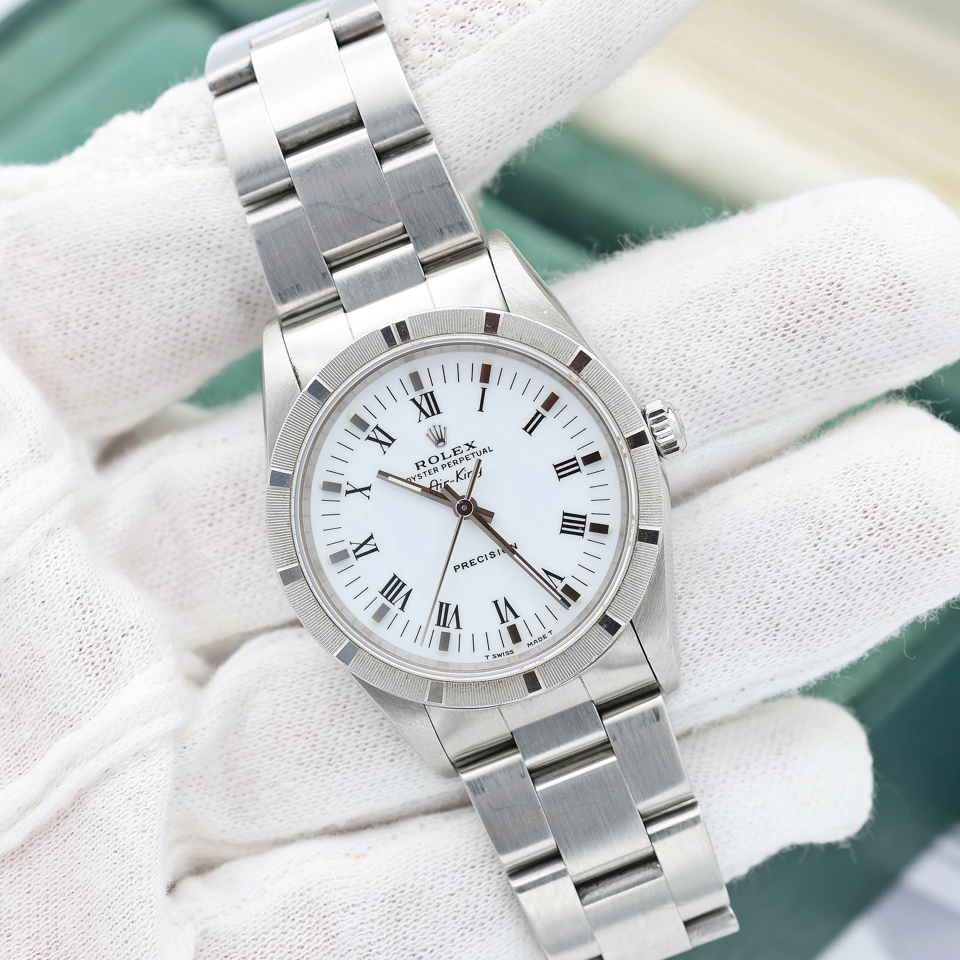 Rolex Air-King ref. 14010 White Roman dial - Image 5