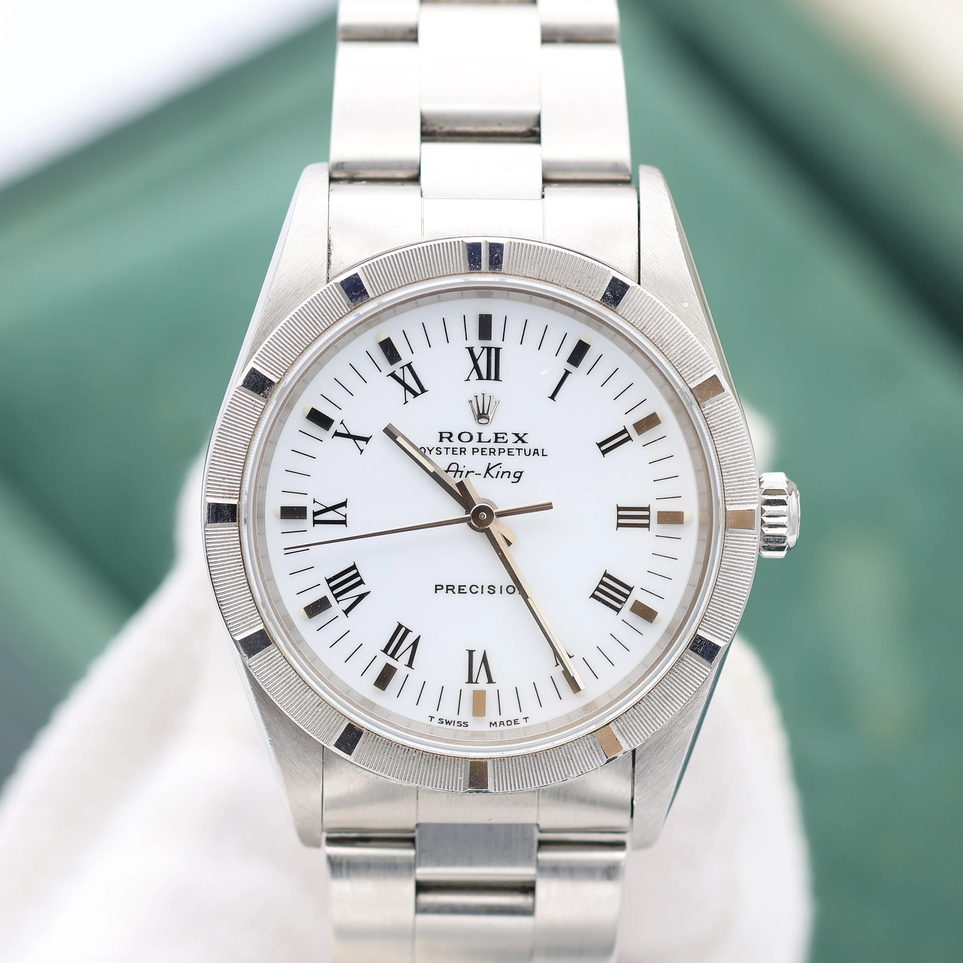 Rolex Air-King ref. 14010 White Roman dial - Image 6