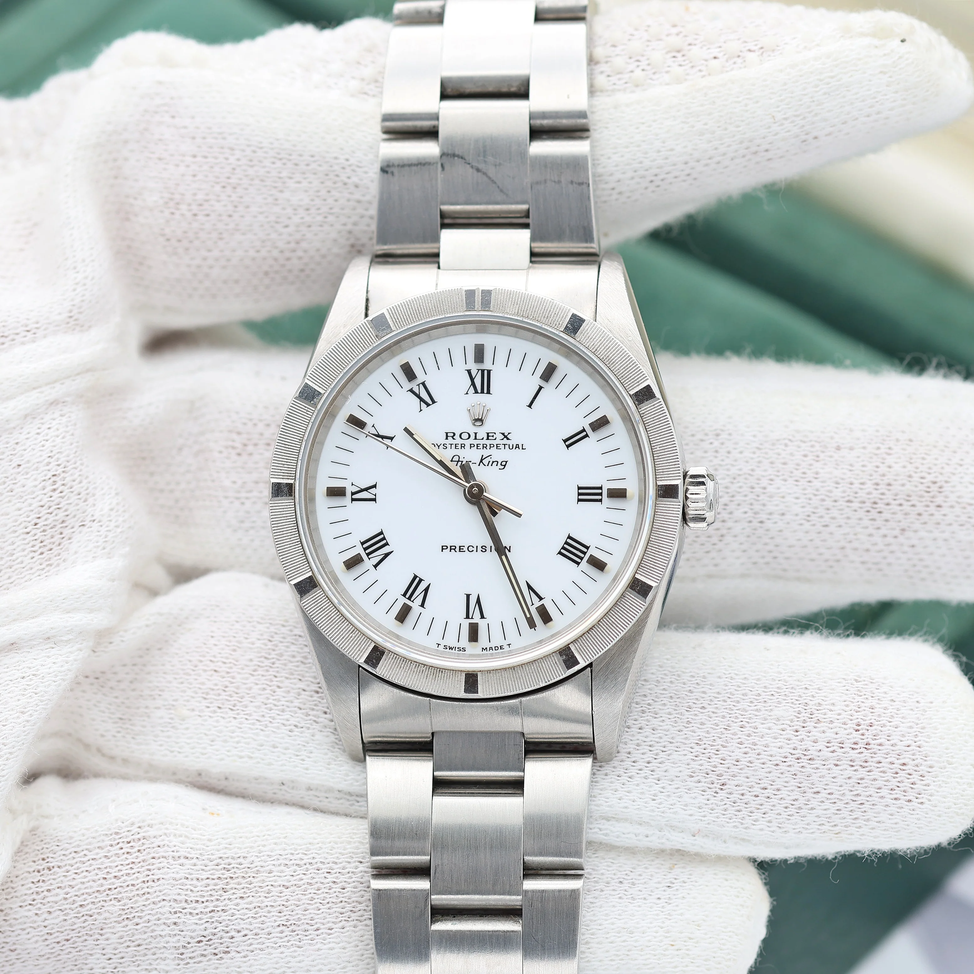 Rolex Air-King ref. 14010 White Roman dial - Image 7