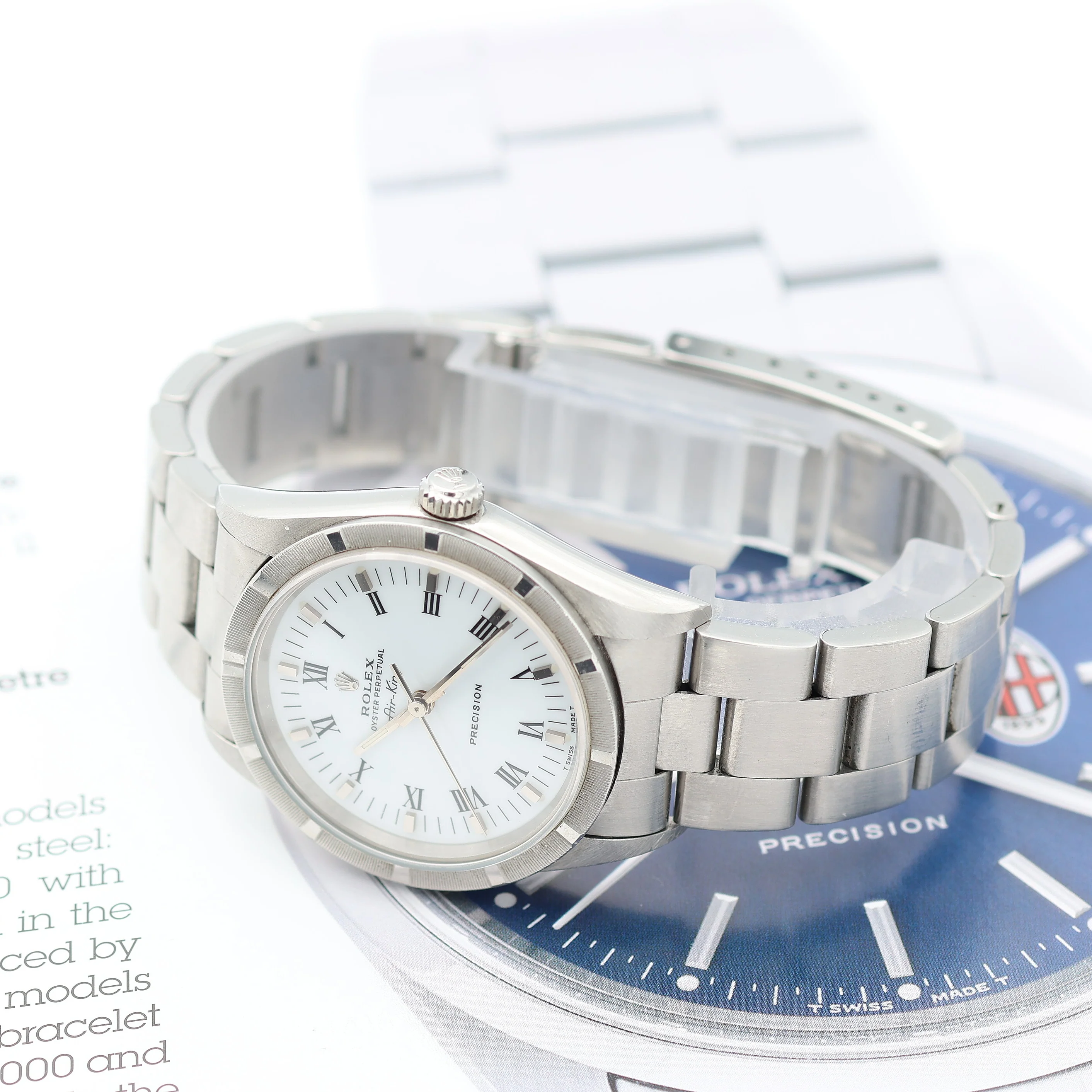 Rolex Air-King ref. 14010 White Roman dial - Image 8