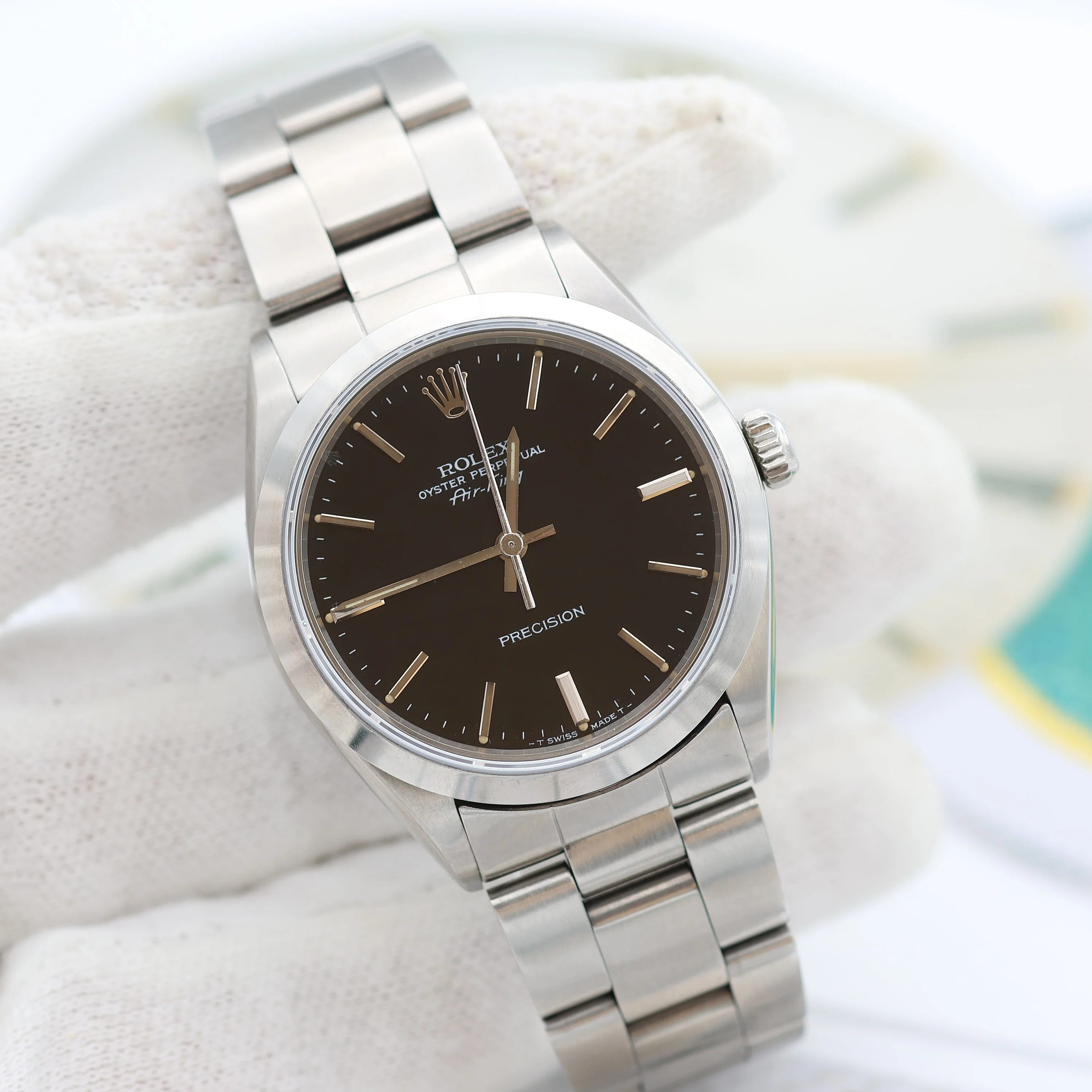 Rolex Air-King ref. 5500 Black dial (V II) - Oyster - Image 3