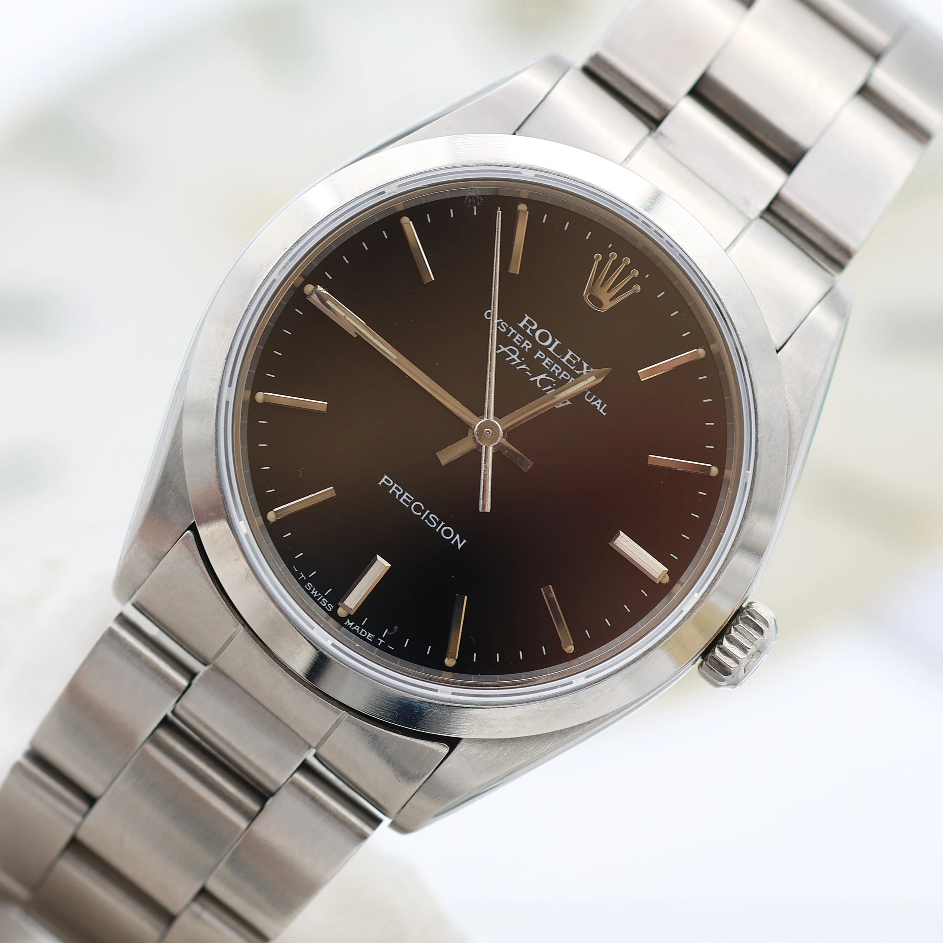 Rolex Air-King ref. 5500 Black dial (V II) - Oyster - Image 4