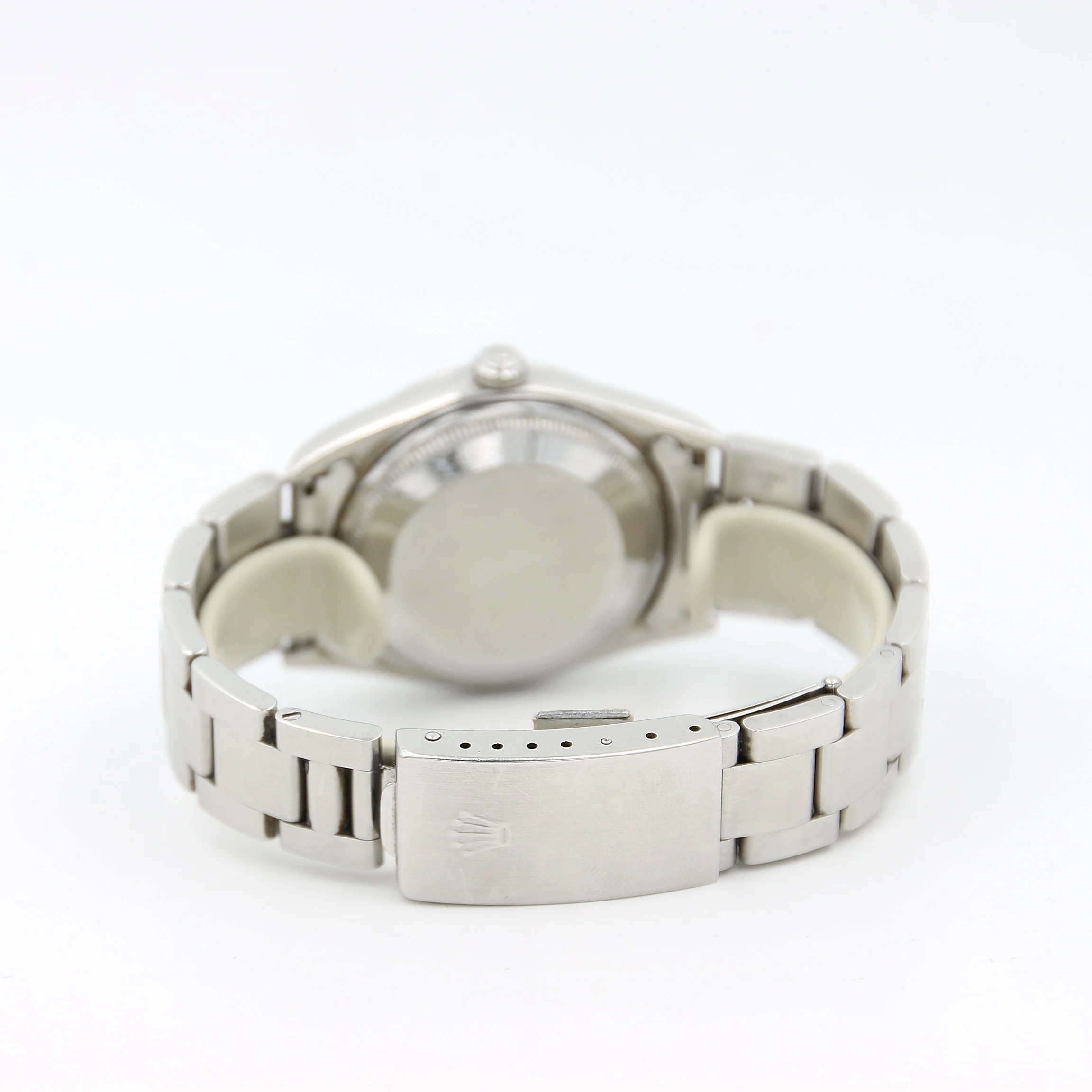 Rolex Date ref. 15200 White Arabic Dial Oyster Bracelet - Image 5
