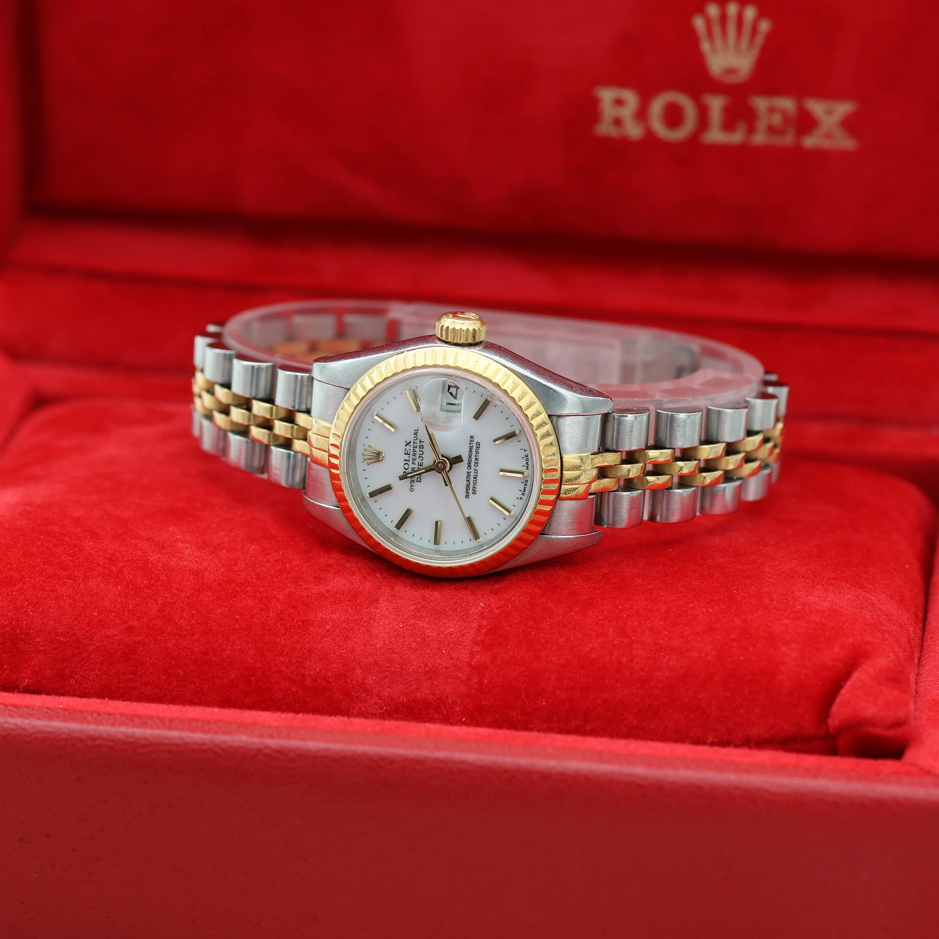 Rolex Datejust Lady ref. 69173 Steel/Gold - White Dial - Full Set - Image 4