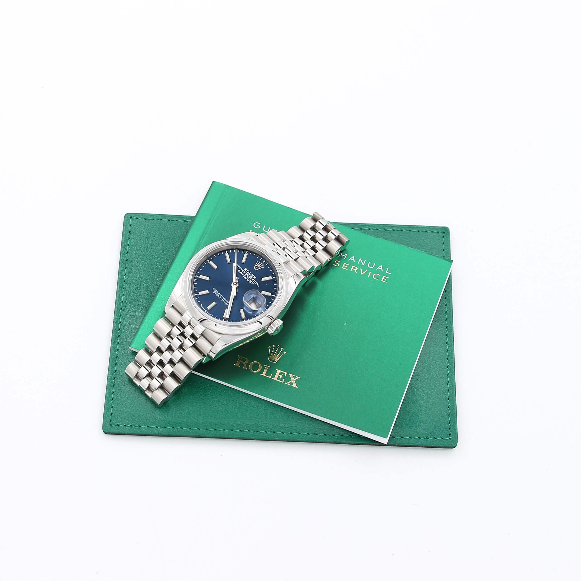Rolex Datejust ref. 126200 Blue Dial Jubilee bracelet - Full Set - Image 4