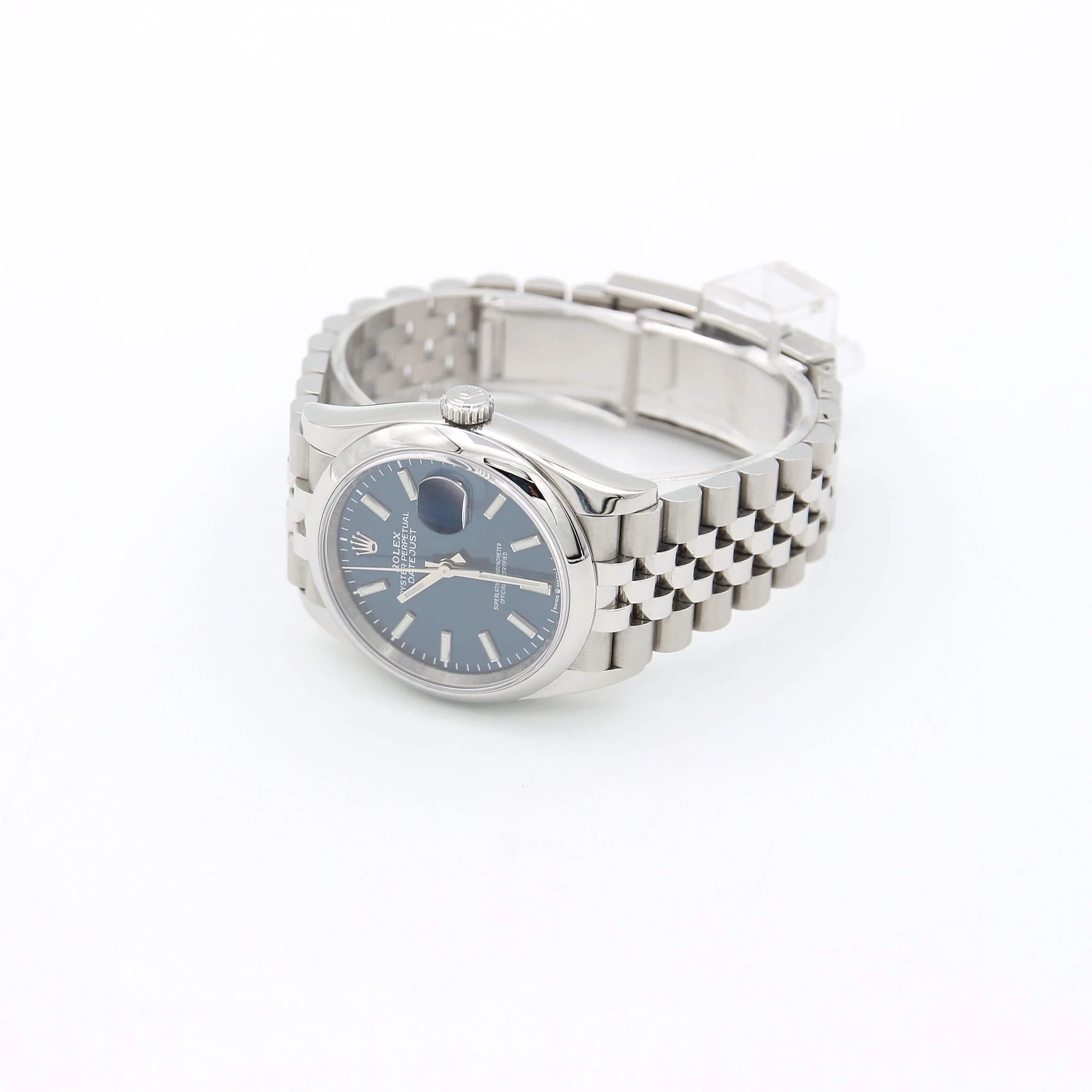 Rolex Datejust ref. 126200 Blue Dial Jubilee bracelet - Full Set - Image 6