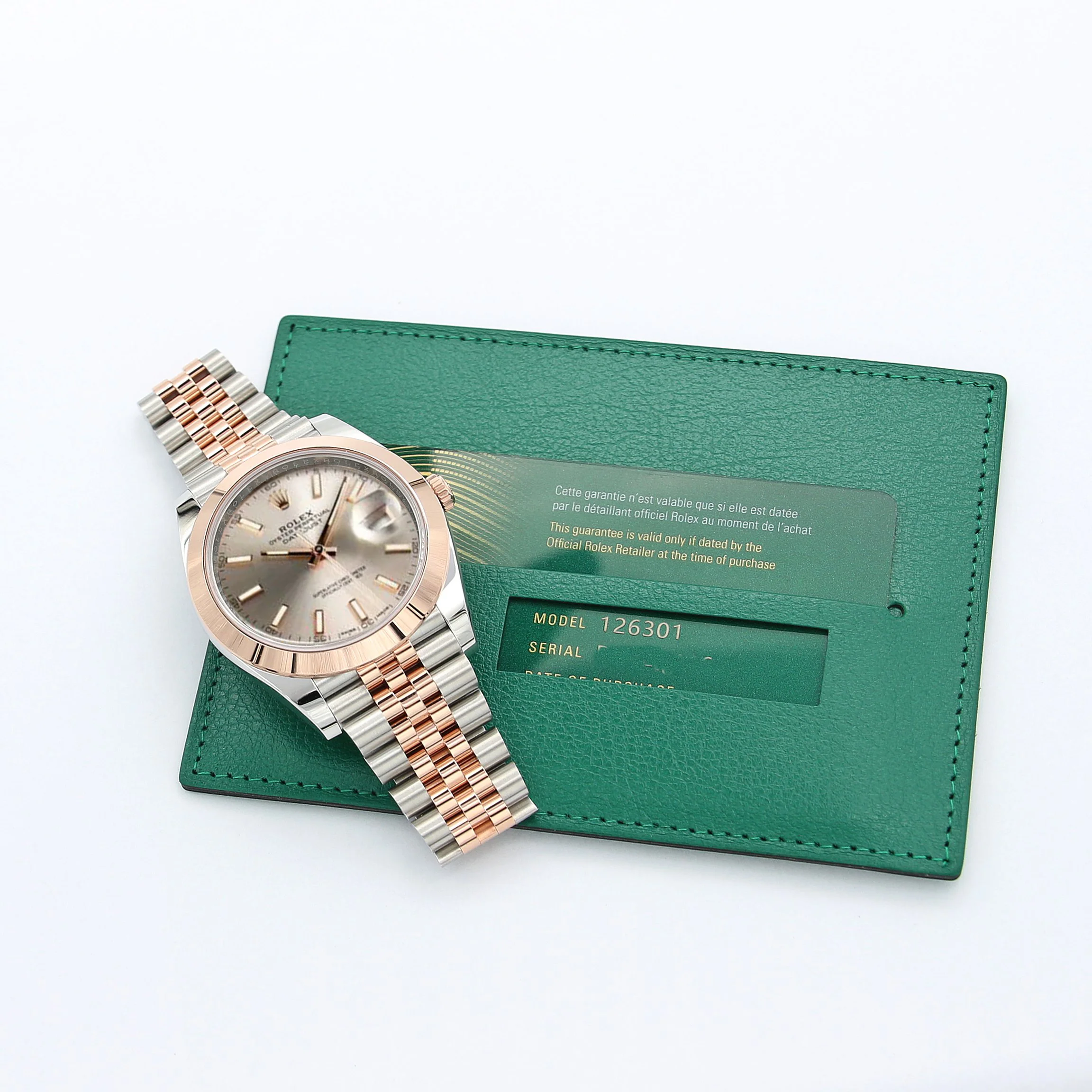 Rolex Datejust ref. 126301 Sundust Dial Jubilee bracelet - Full Set - Image 3