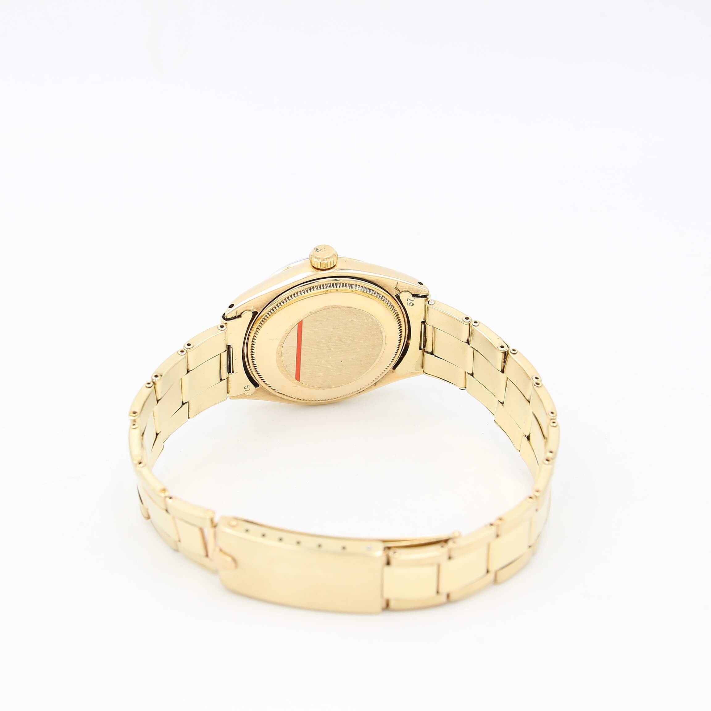 Rolex Oyster Perpetual ref. 1002 34mm 9K Gold Riveted Bracelet - Image 6