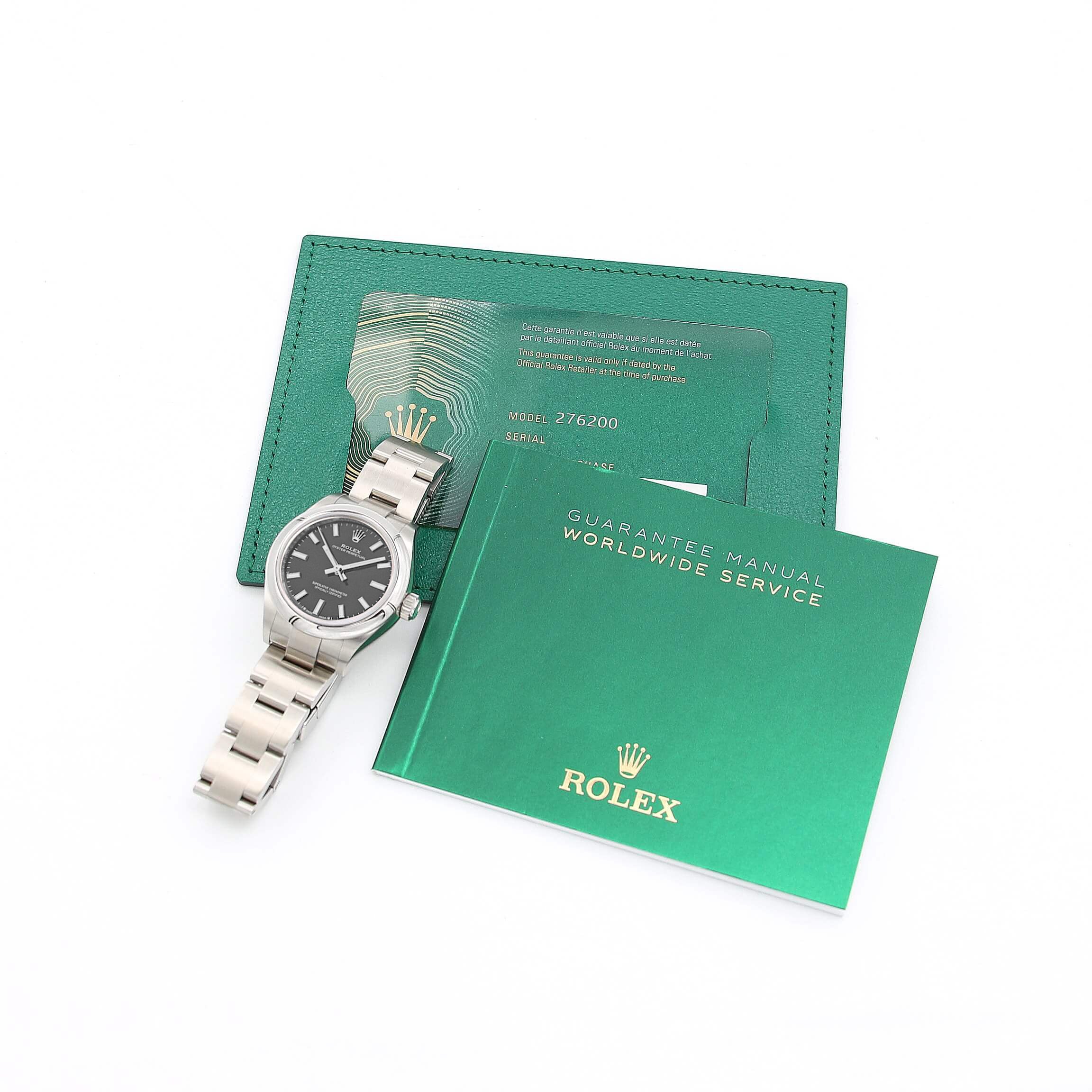 Rolex Oyster Perpetual ref. 276200 - Black Dial - Full Set - Image 4