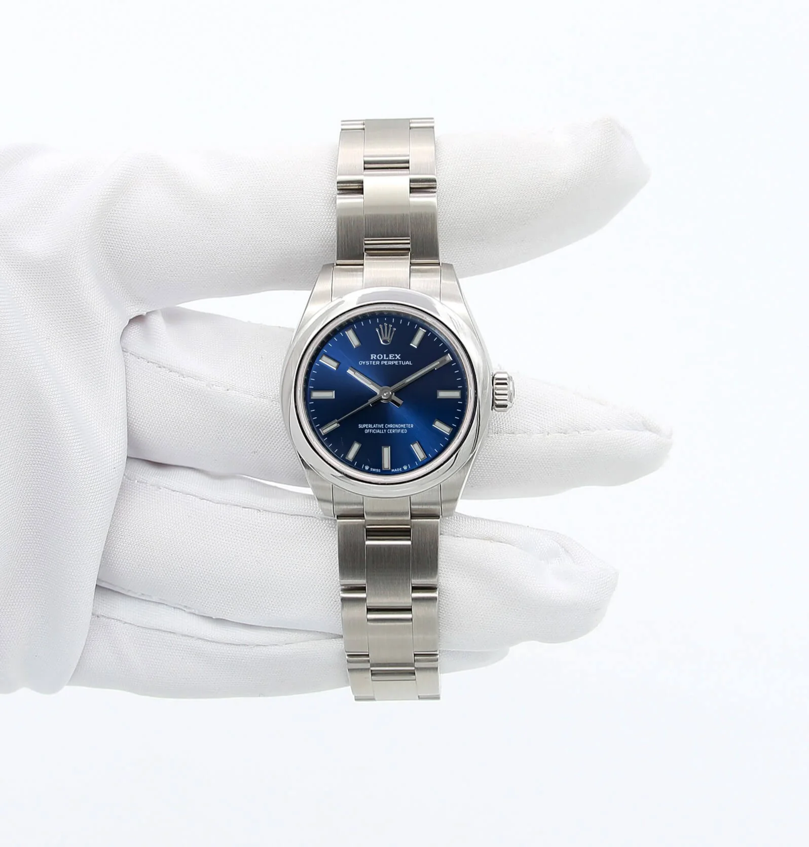 Rolex Oyster Perpetual ref. 276200 - Blue Dial - Full Set - Image 3