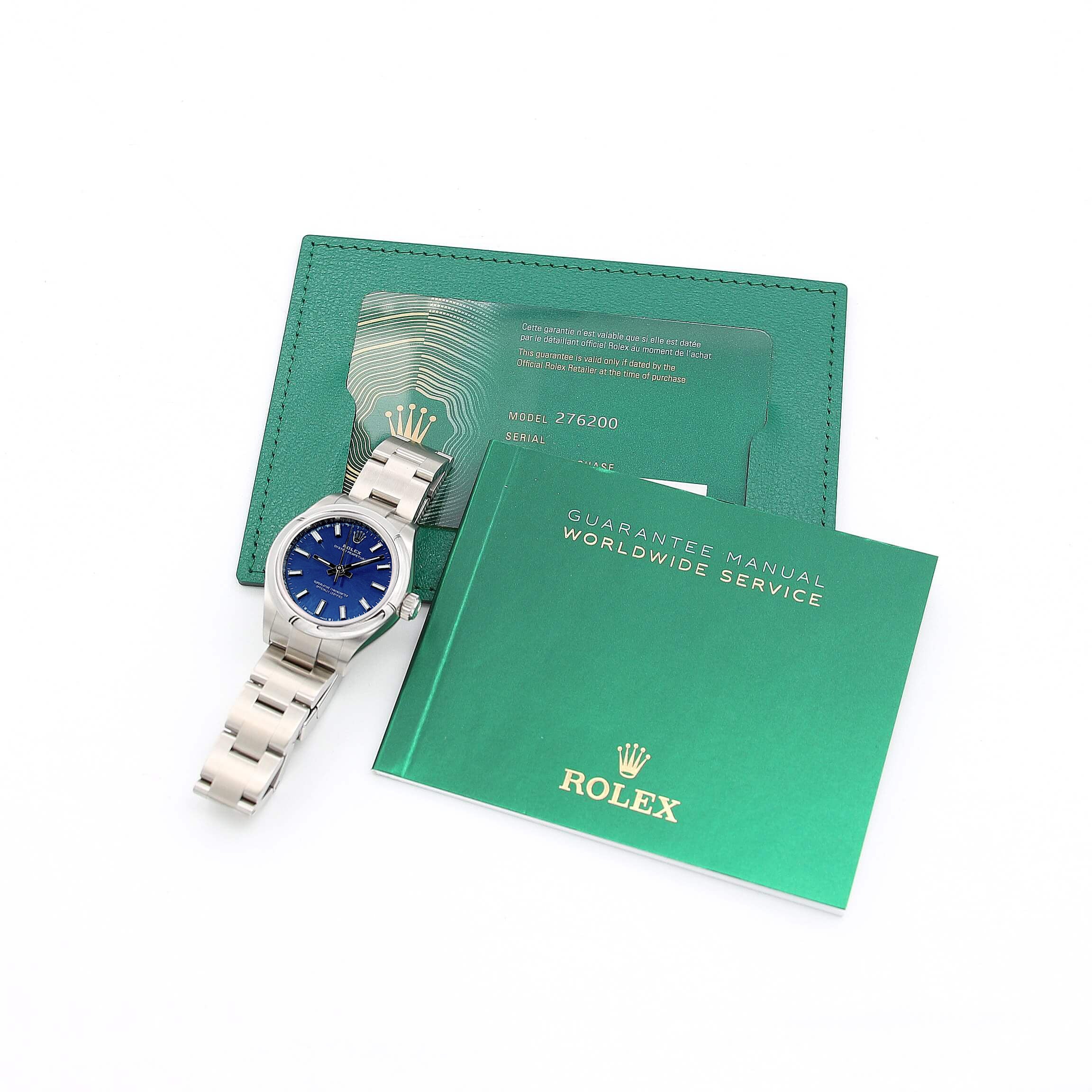 Rolex Oyster Perpetual ref. 276200 - Blue Dial - Full Set - Image 4