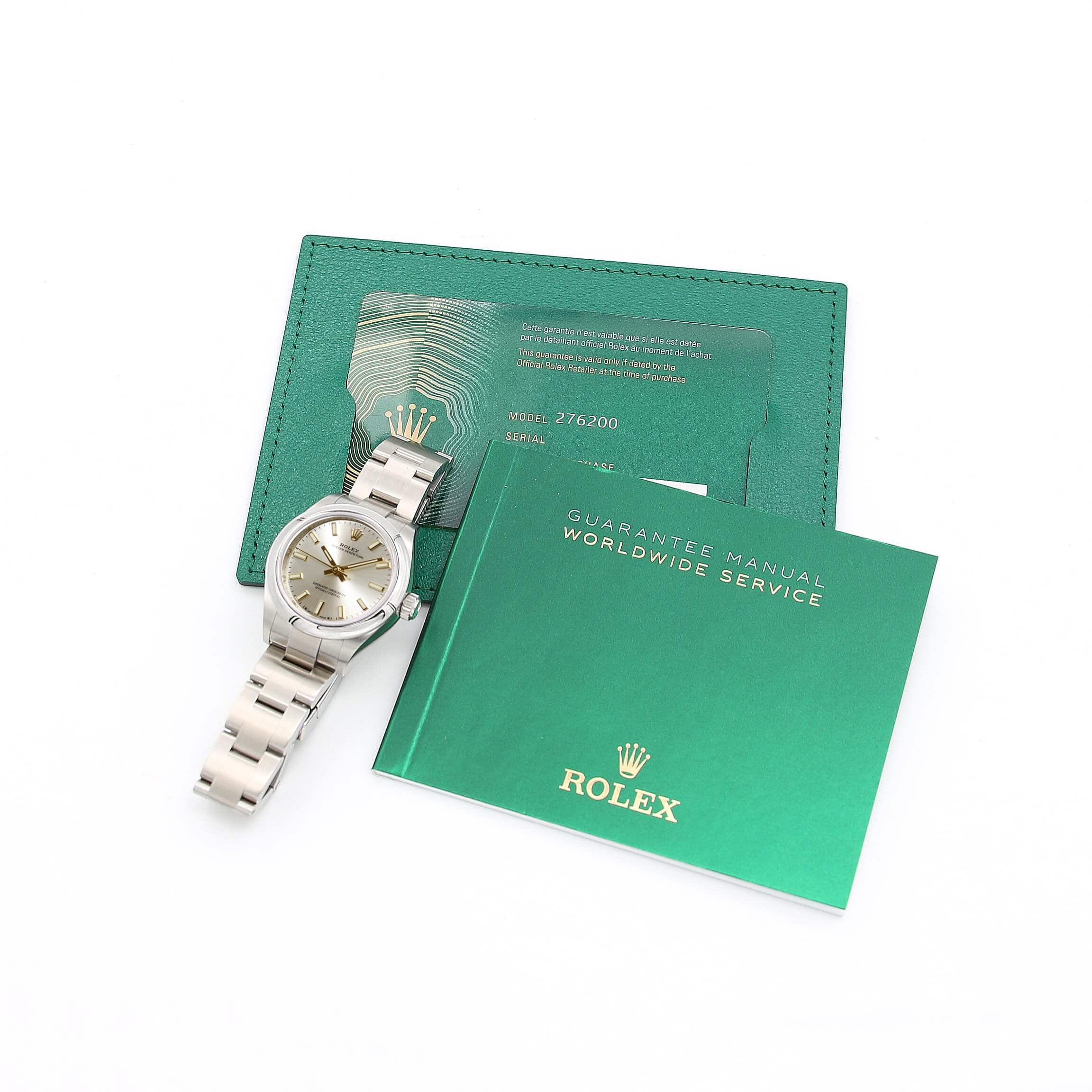 Rolex Oyster Perpetual ref. 276200 - Silver Dial - Full Set - Image 4