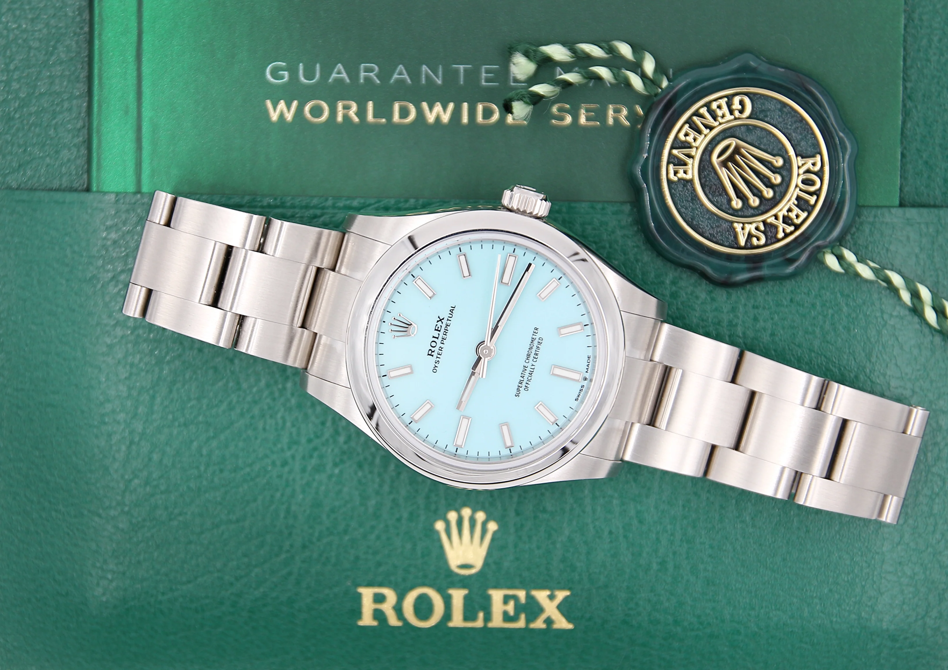 Rolex Oyster Perpetual ref. 277200 Tiffany Dial - Image 8