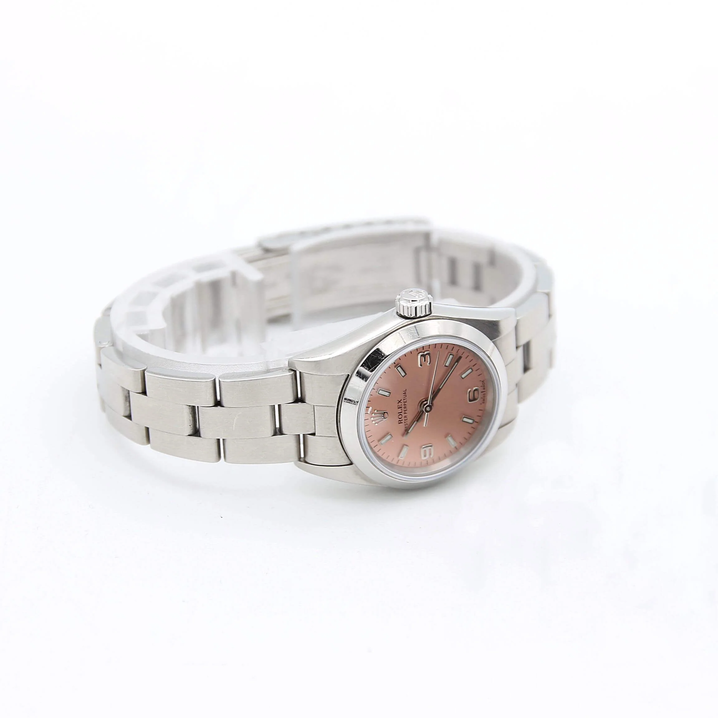 Rolex Oyster Perpetual ref. 67180 - Salmon Dial - Full Set - Image 5