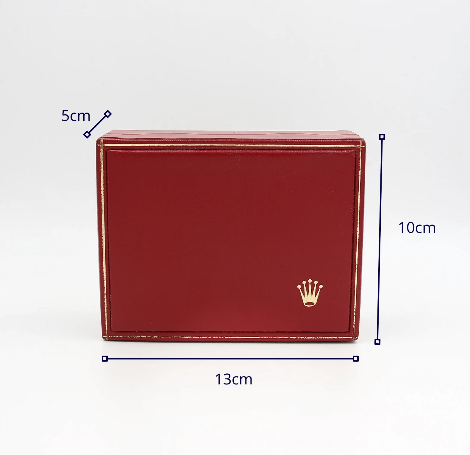 Rolex Watch Box | Vintage Box Lady Red and Gold 14.00.02 - Image 5