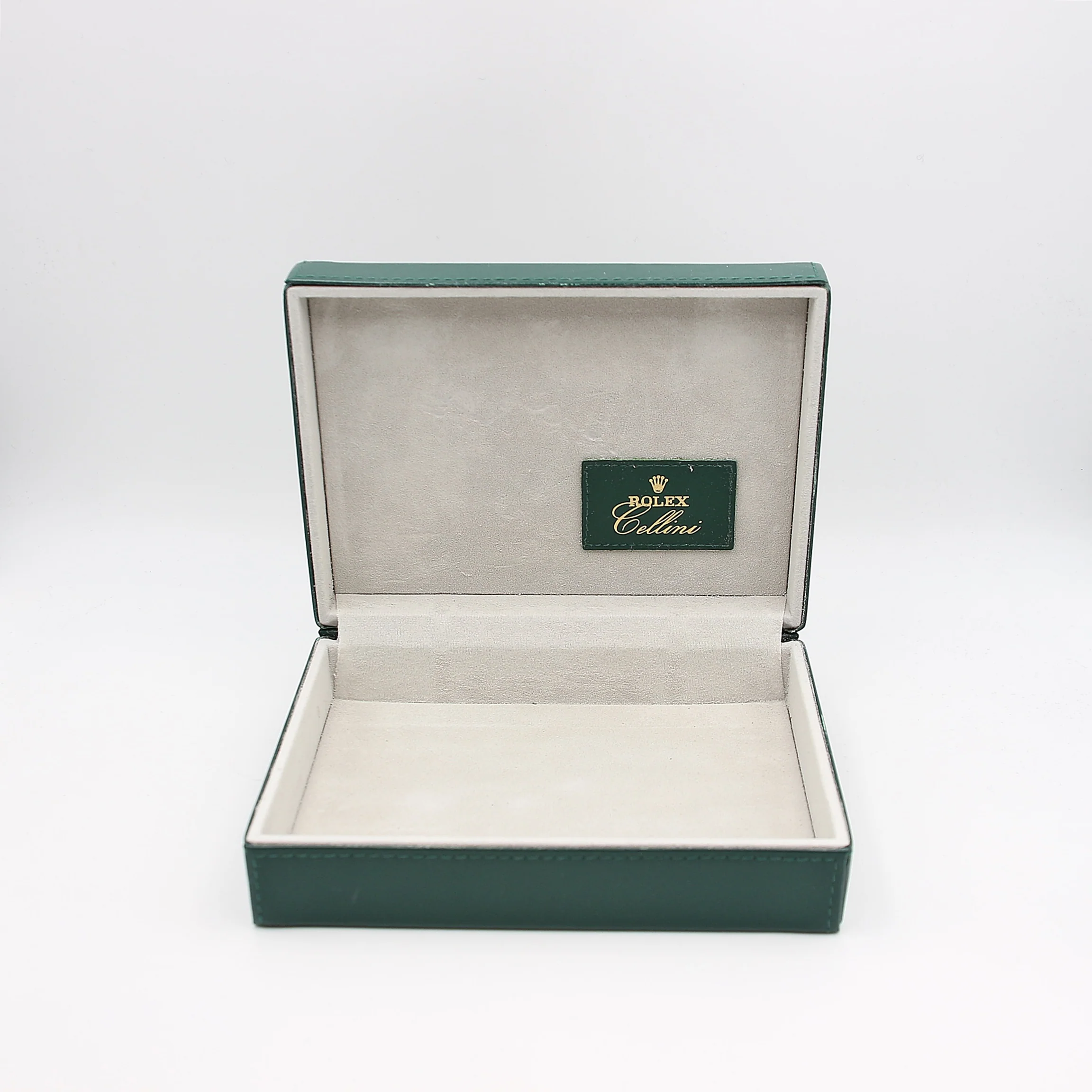 Rolex Watch Box | Vintage Box Men Cellini Green box and counterbox 49.00.08 - Image 4