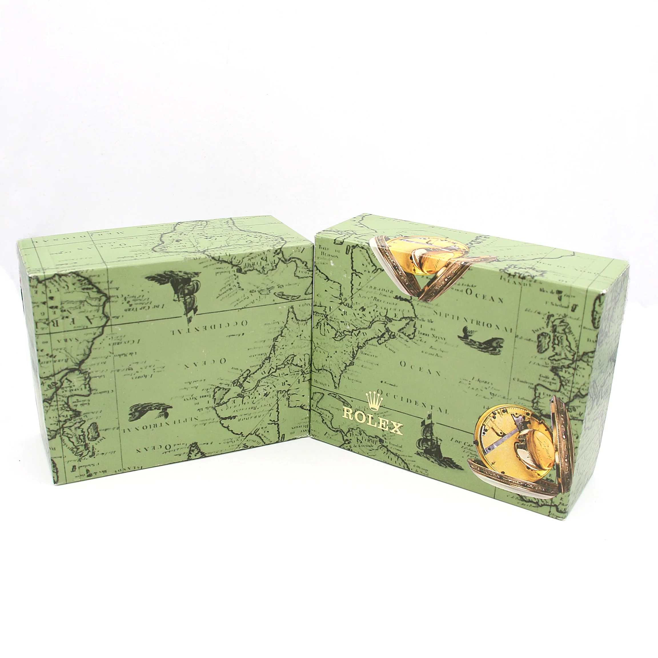 Rolex Watch Box | Vintage Box Men Dark Green 11.00.01 - Image 6