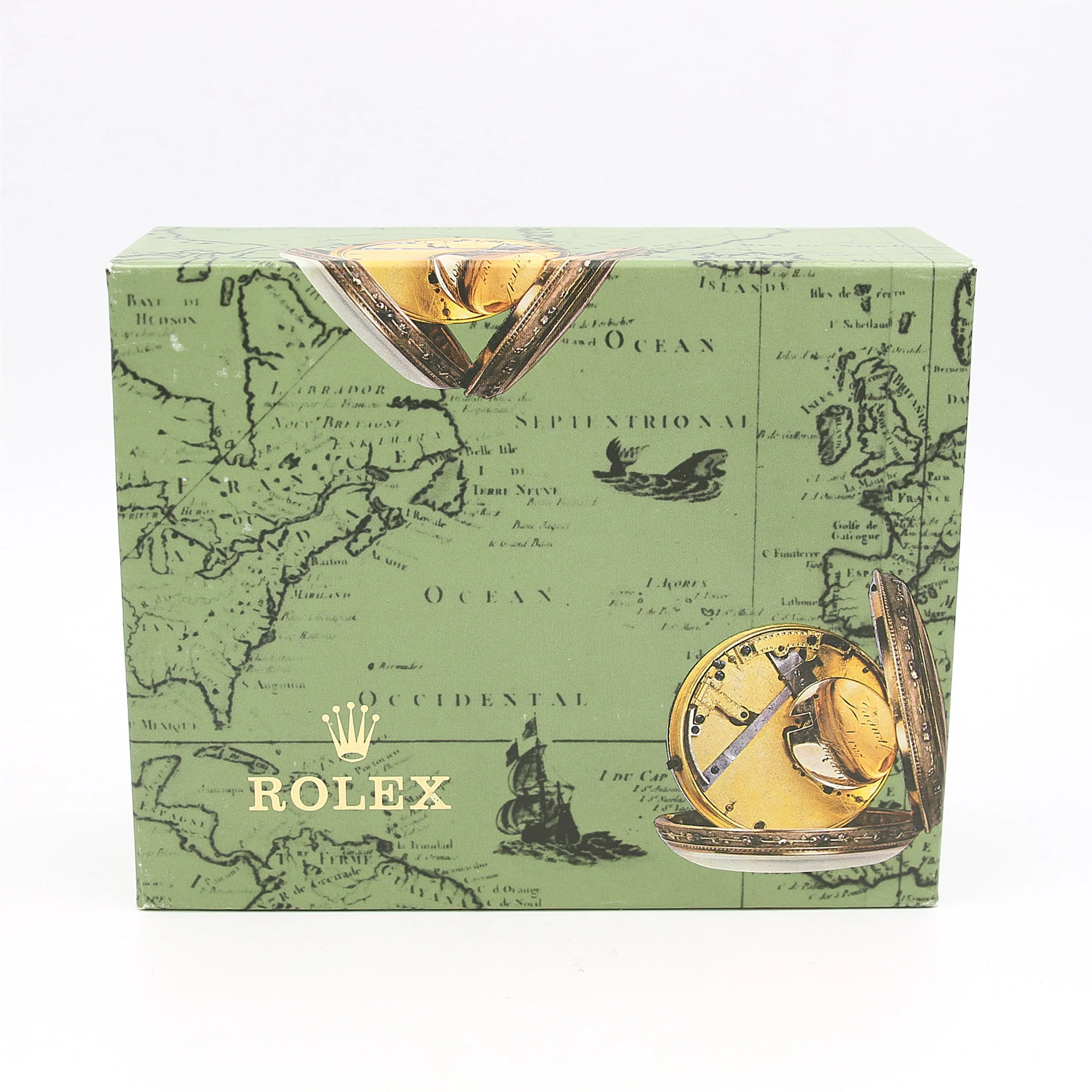 Rolex Watch Box | Vintage Box Men Dark Green 11.00.01 - Image 7