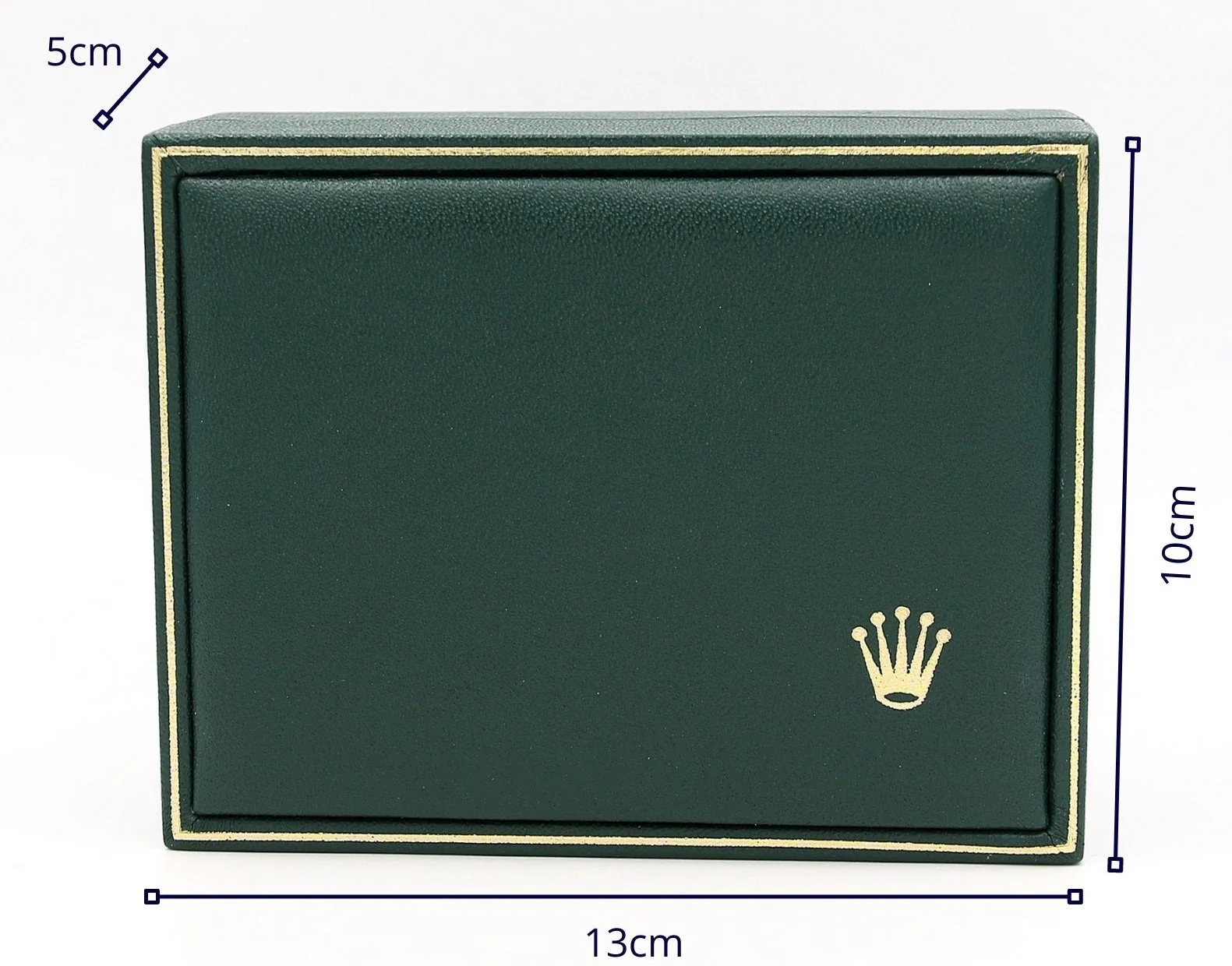 Rolex Watch Box | Vintage Box Men Dark Green 11.00.71 - Image 3