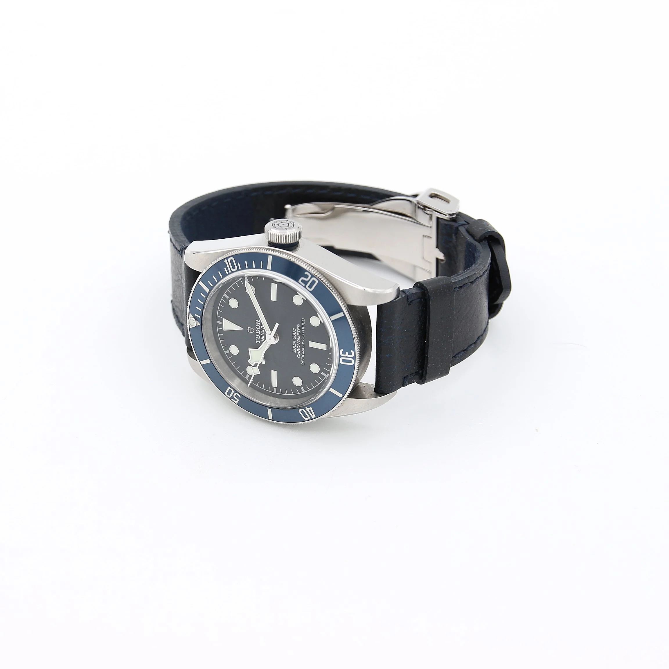 Tudor Heritage Black Bay 79230B - Blue Bezel Leather strap - NEW 2022 Full Set - Image 5