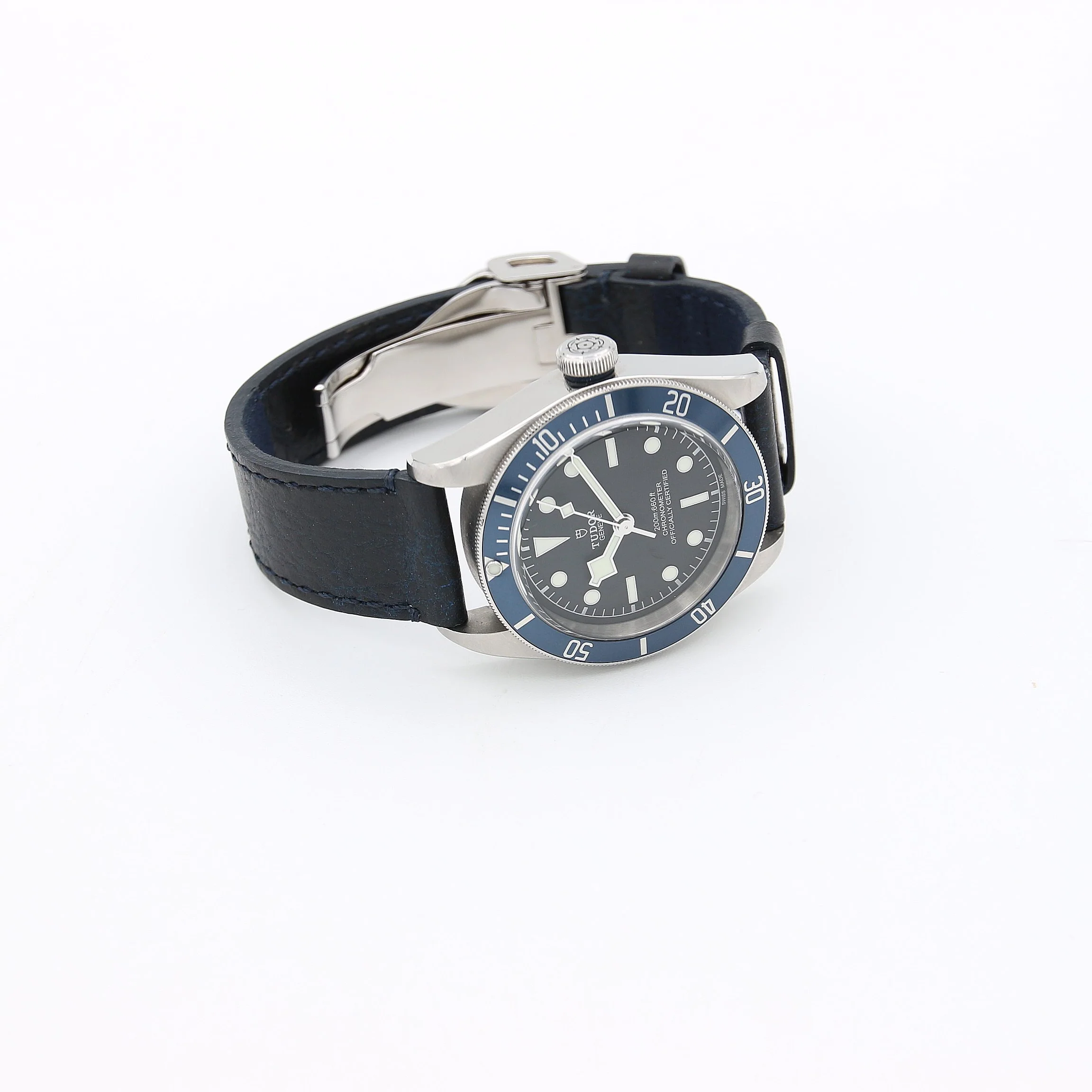 Tudor Heritage Black Bay 79230B - Blue Bezel Leather strap - NEW 2022 Full Set - Image 6