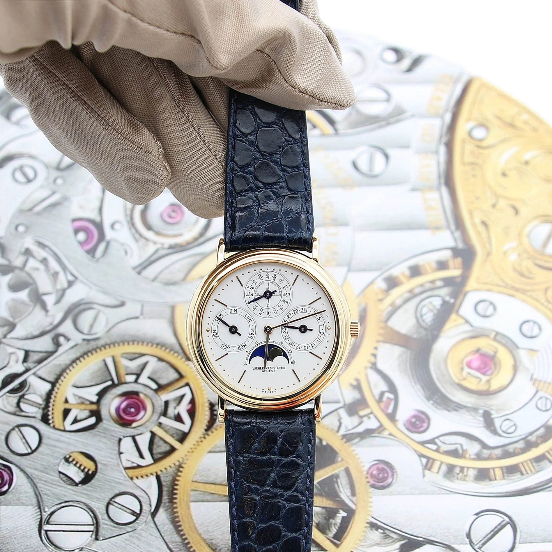 Vacheron Constantin Patrimony Perpetual Calendar 18K Yellow Gold Automatic ref. 43031 - Image 19