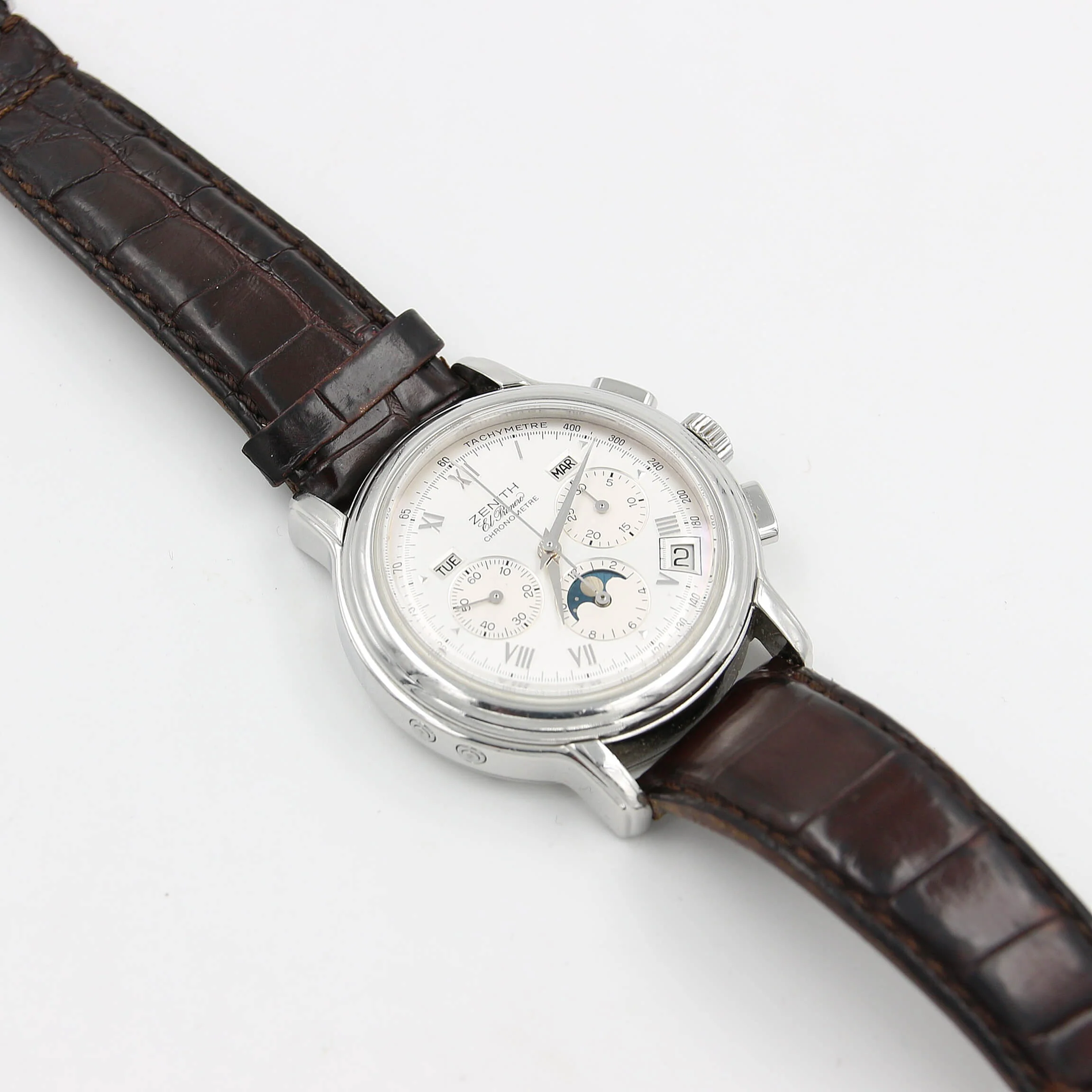 Zenith El Primero Chronomaster Annual Calendar ref. 01.0240.410 Leather Strap - Image 3