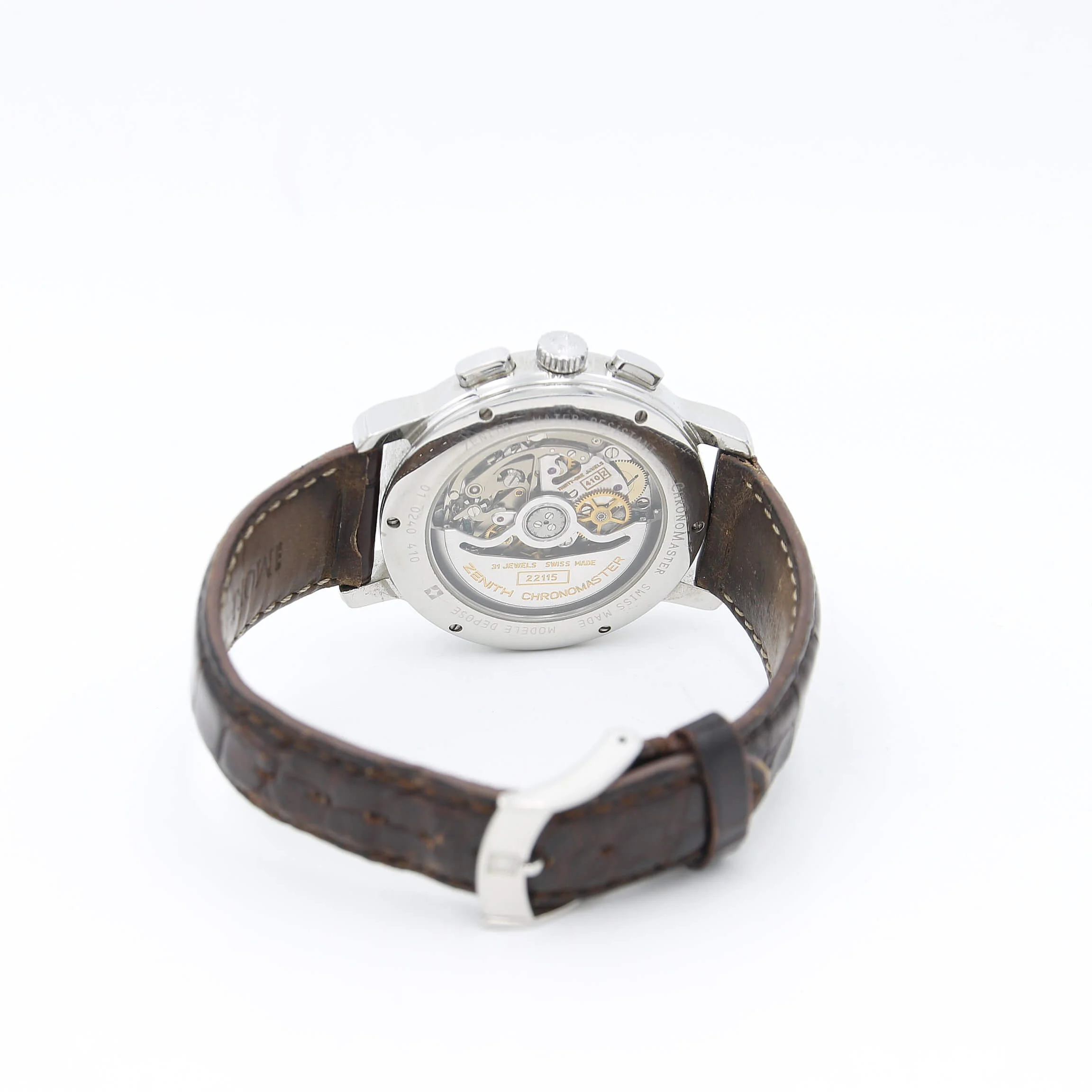 Zenith El Primero Chronomaster Annual Calendar ref. 01.0240.410 Leather Strap - Image 5