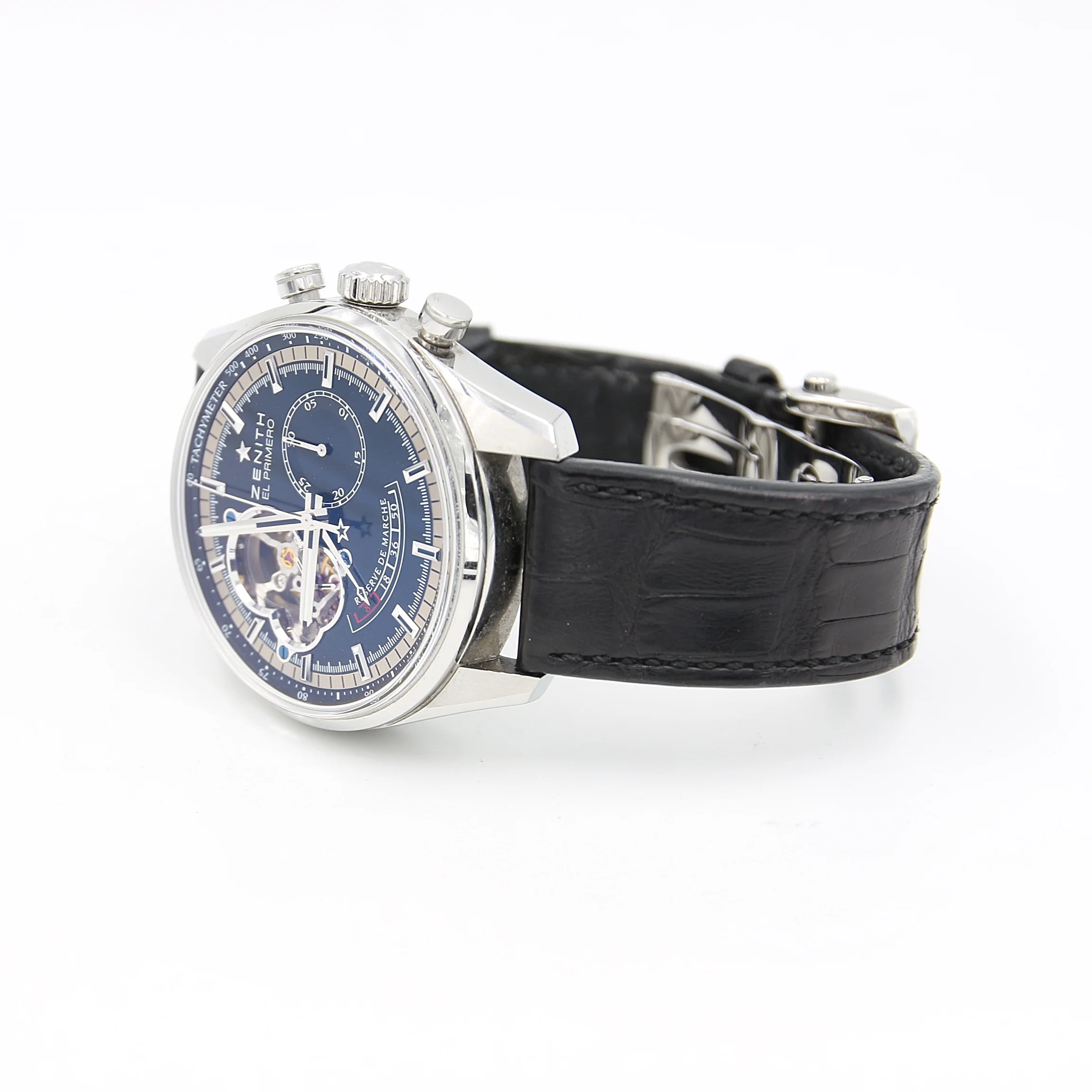 Zenith El Primero Chronomaster Power Reserve ref. 03.2085.4021/51.C700 Leather Strap - Image 3